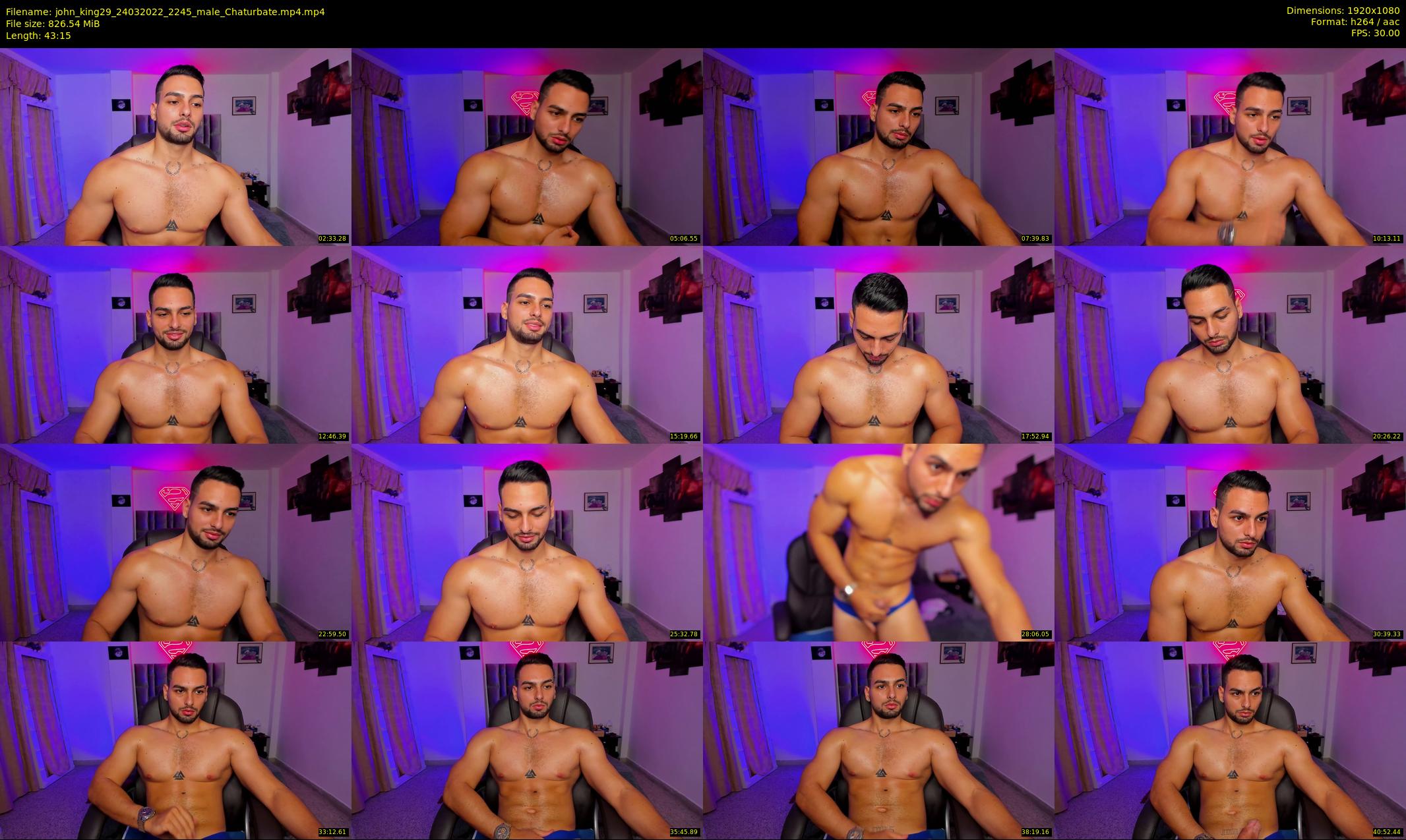 john_king29 — 44 minute Chaturbate male cam show recording, 1080p, Mar 24, 2022