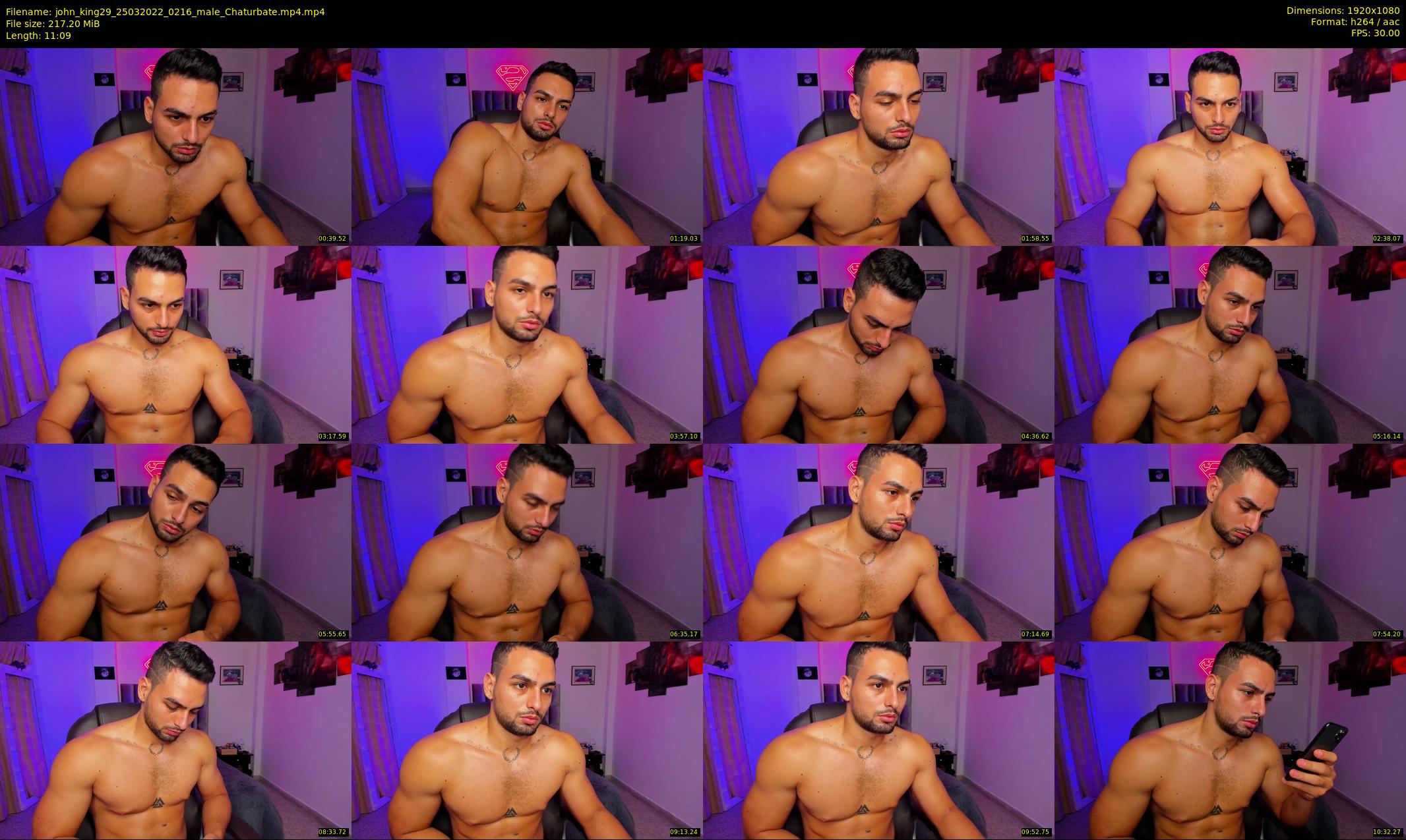 john_king29 — 12 minute Chaturbate male cam show recording, 1080p, Mar 25, 2022