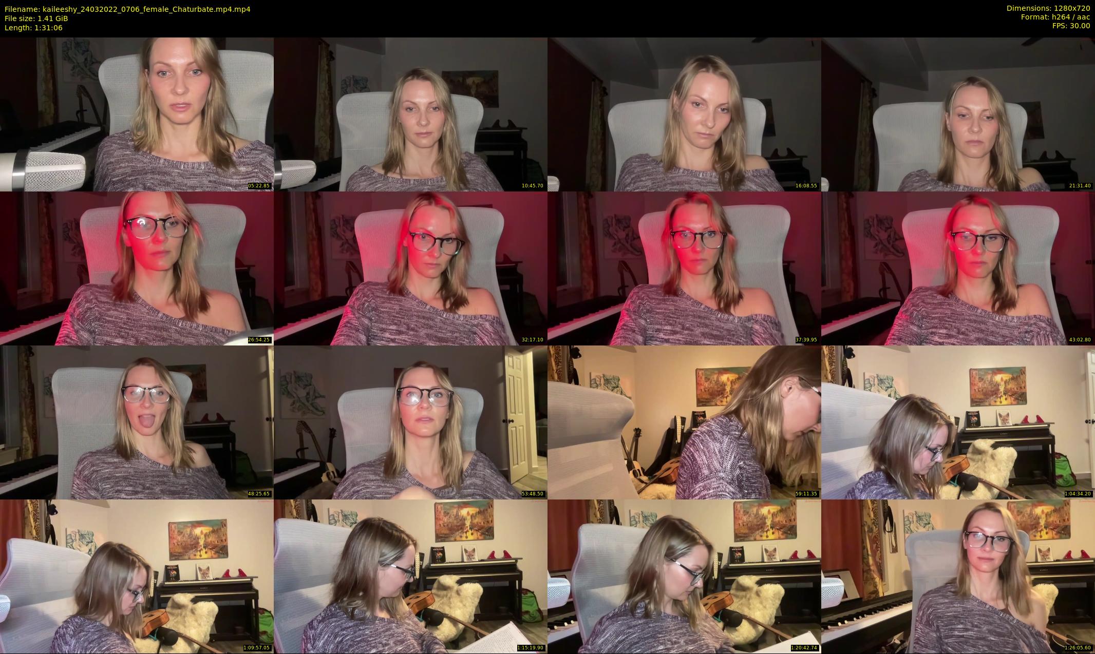 kaileeshy — 92 minute Chaturbate female cam show recording, 720p, Mar 24, 2022
