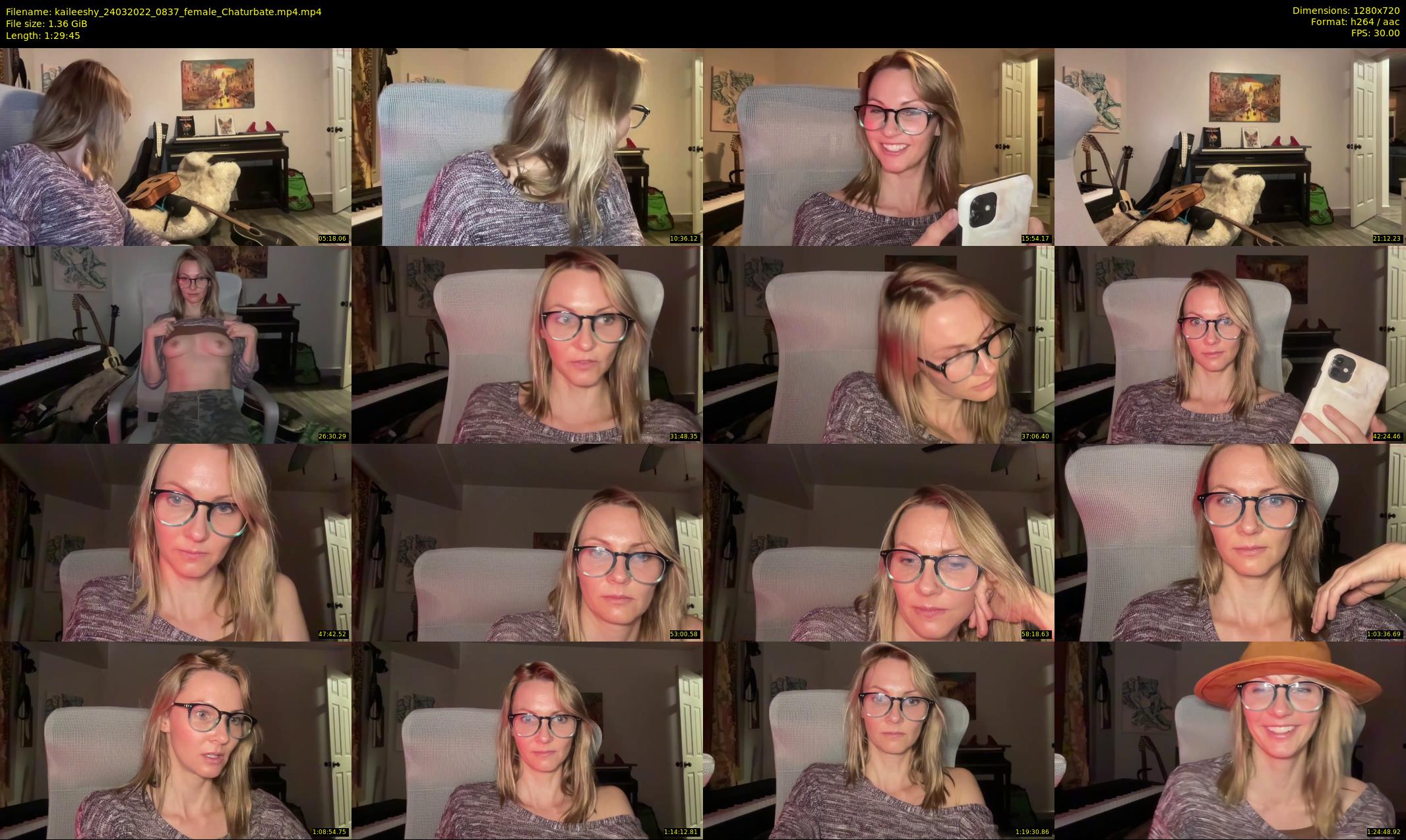 kaileeshy — 90 minute Chaturbate female cam show recording, 720p, Mar 24, 2022