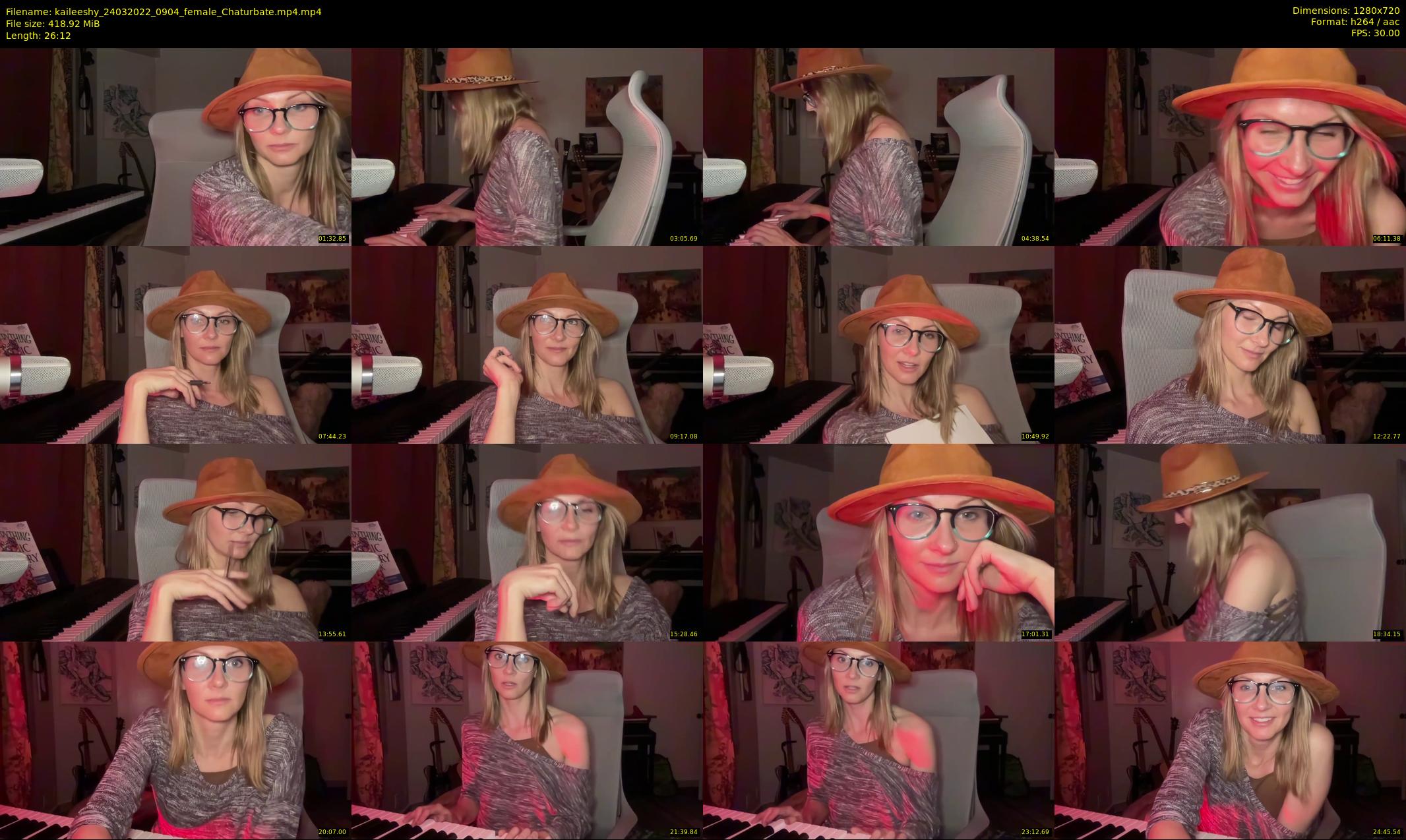 kaileeshy — 27 minute Chaturbate female cam show recording, 720p, Mar 24, 2022