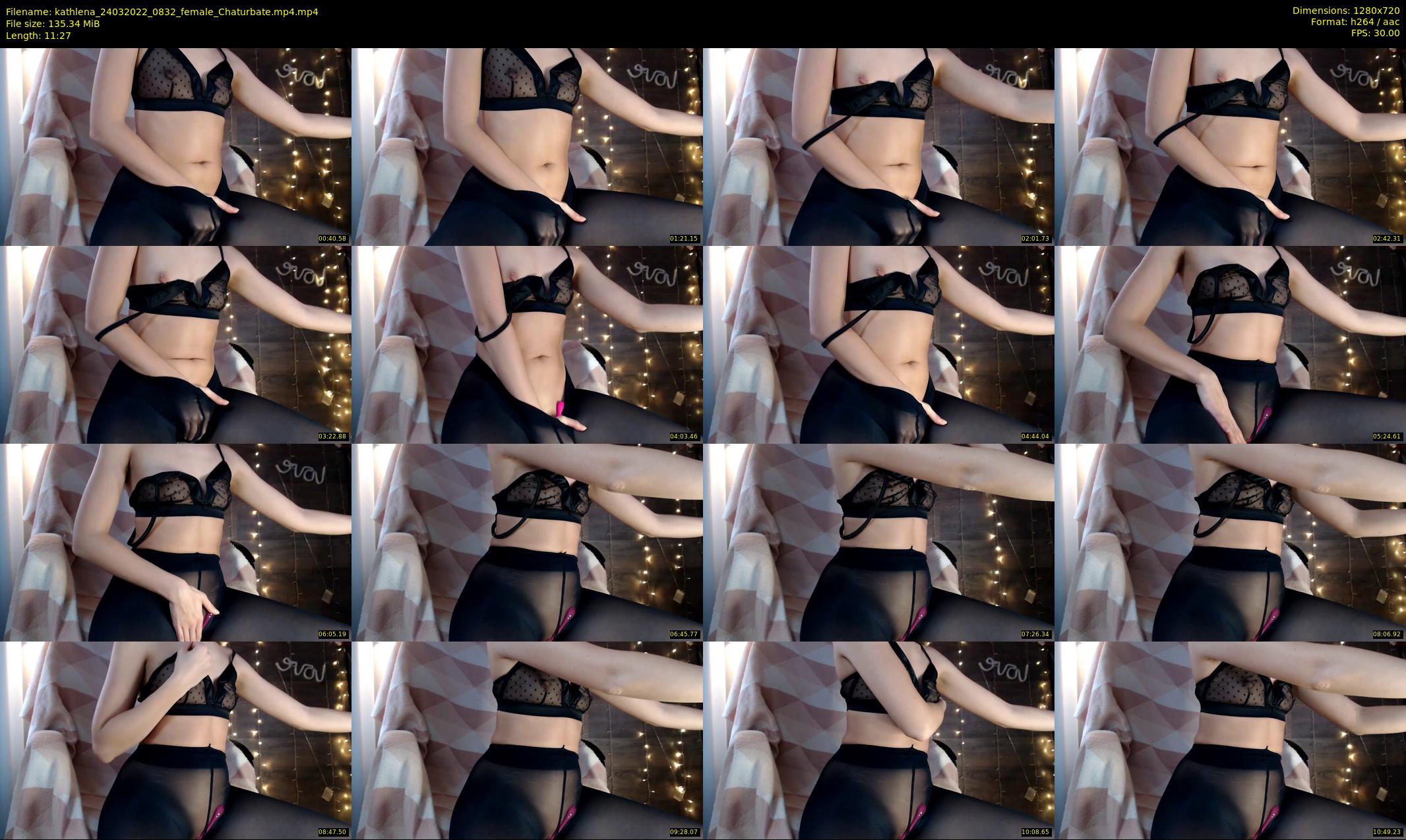 kathlena — 12 minute Chaturbate female cam show recording, 720p, Mar 24, 2022