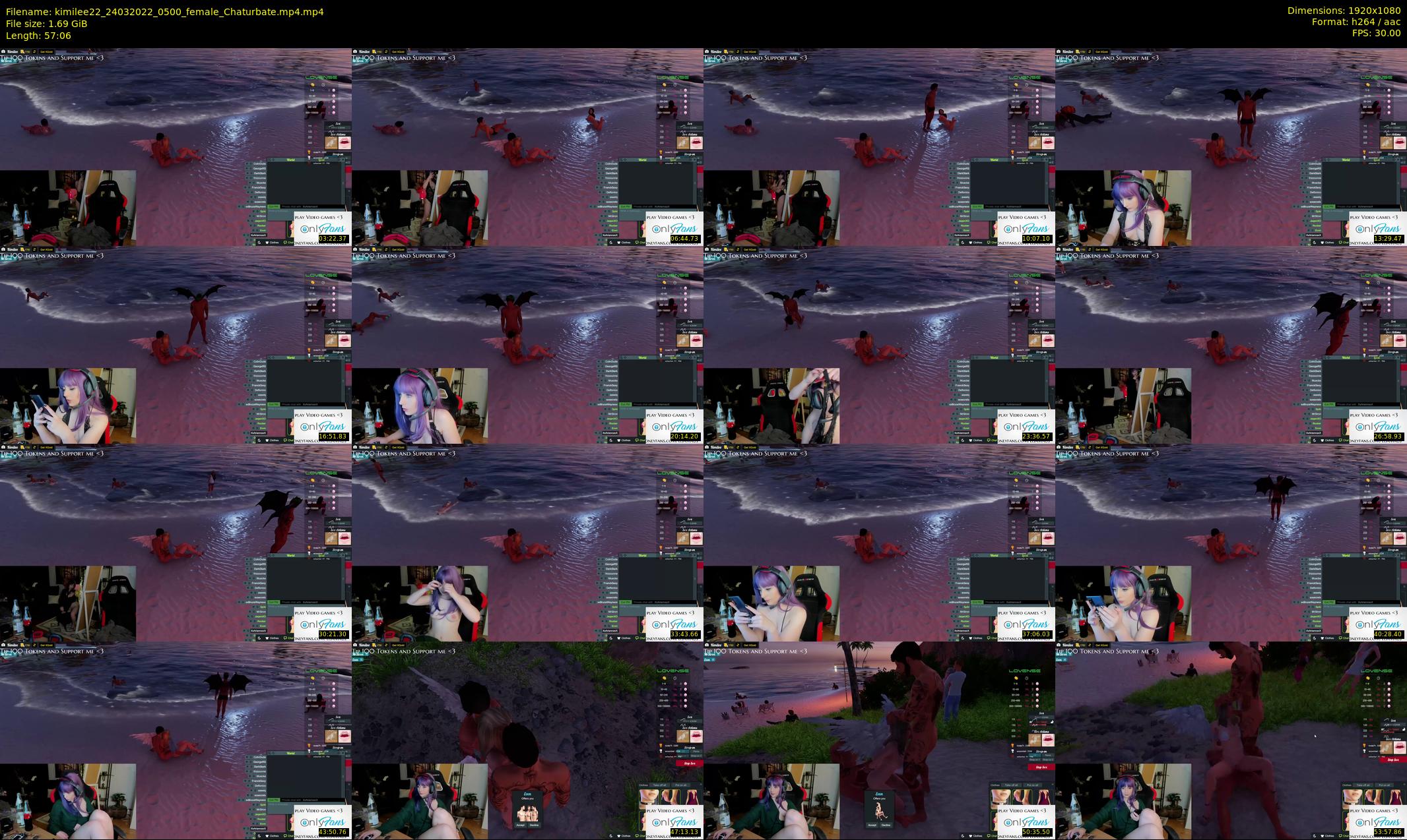 kimilee22 — 58 minute Chaturbate female cam show recording, 1080p, Mar 24, 2022