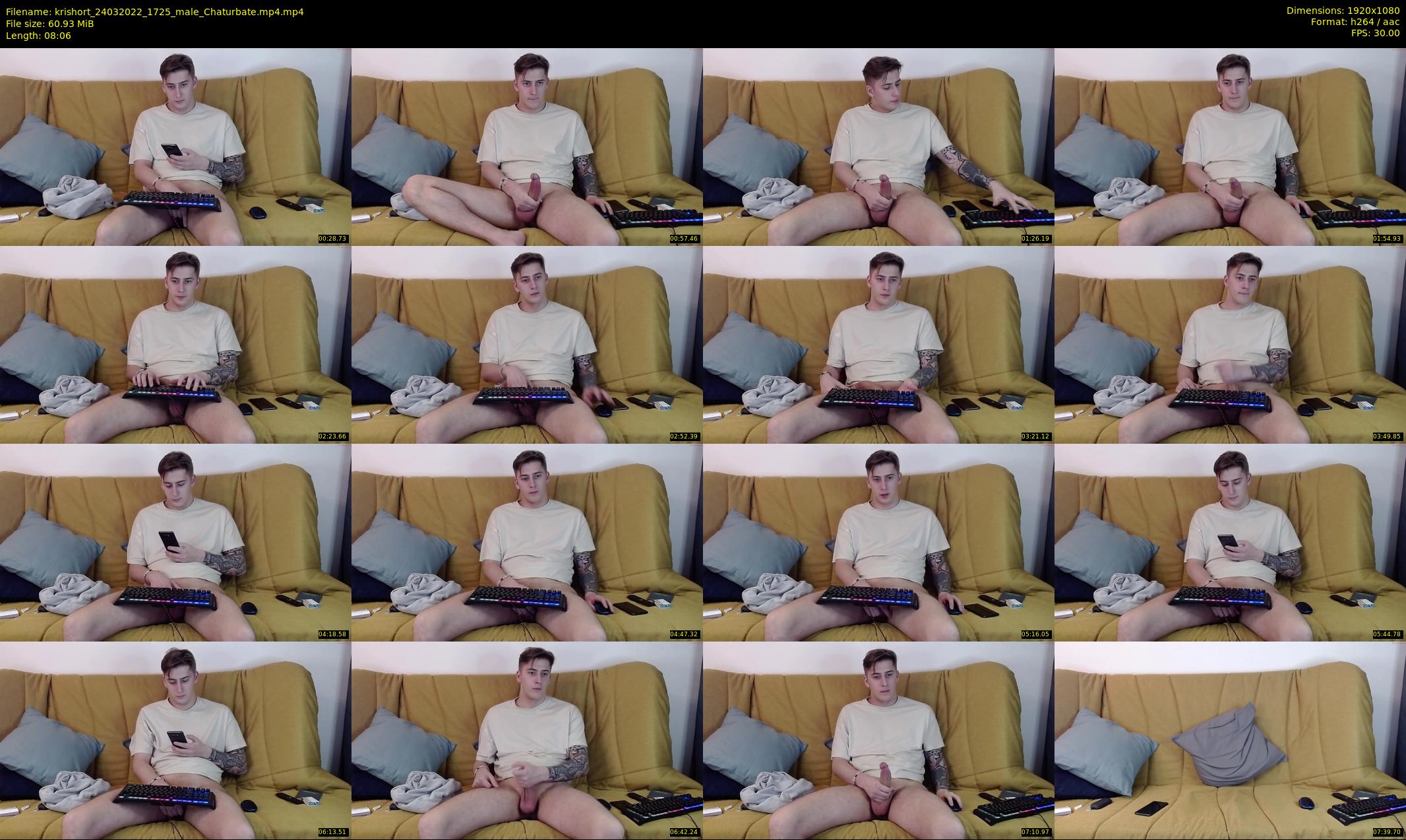 krishort — 9 minute Chaturbate male cam show recording, 1080p, Mar 24, 2022