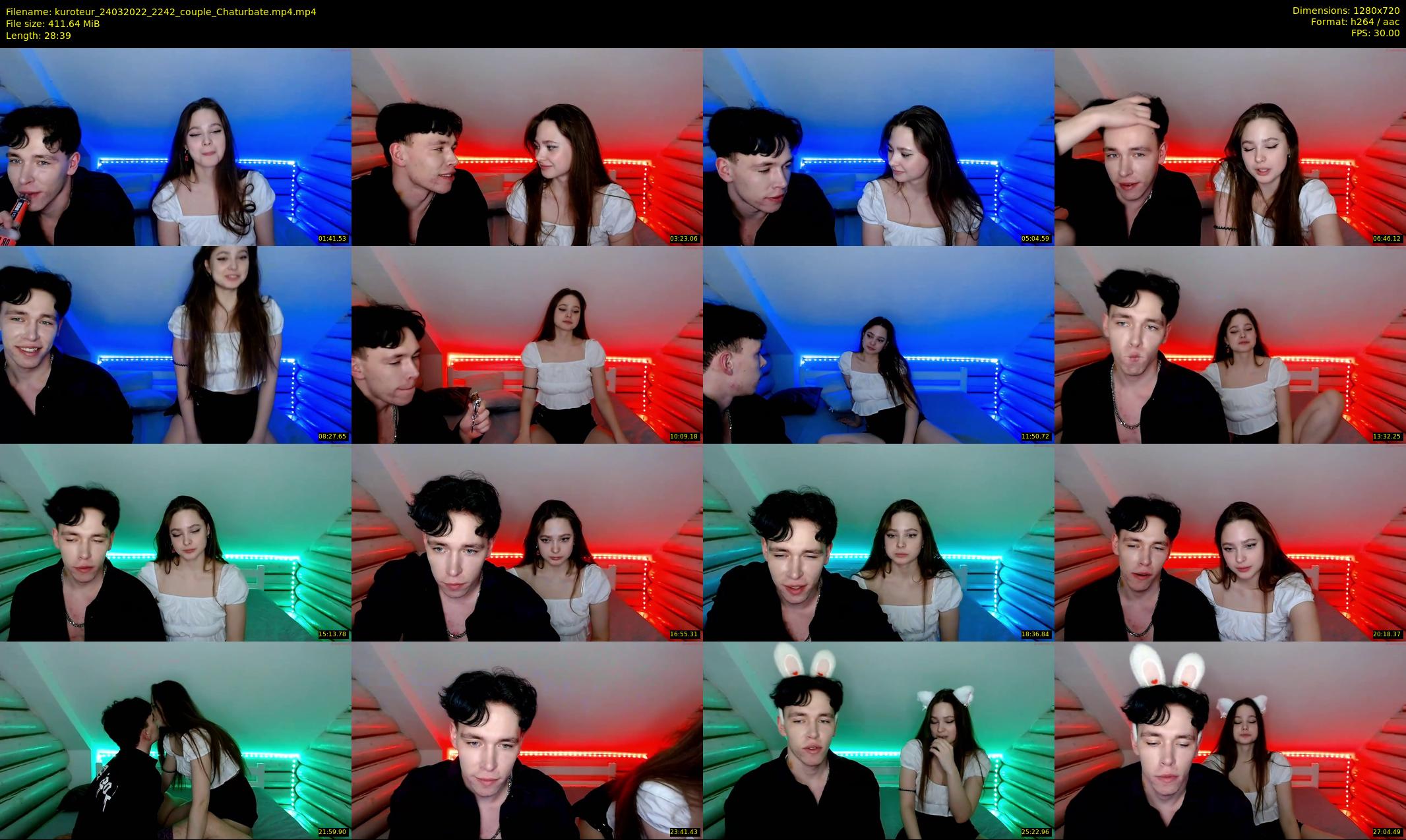 kuroteur — 29 minute Chaturbate couple cam show recording, 720p, Mar 24, 2022