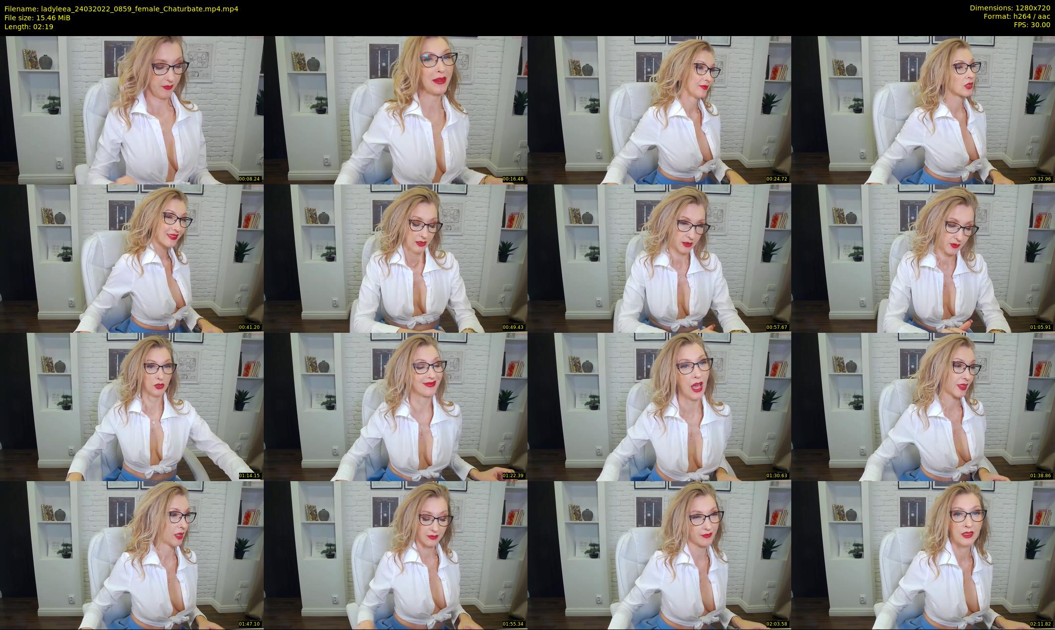 ladyleea — 3 minute Chaturbate female cam show recording, 720p, Mar 24, 2022