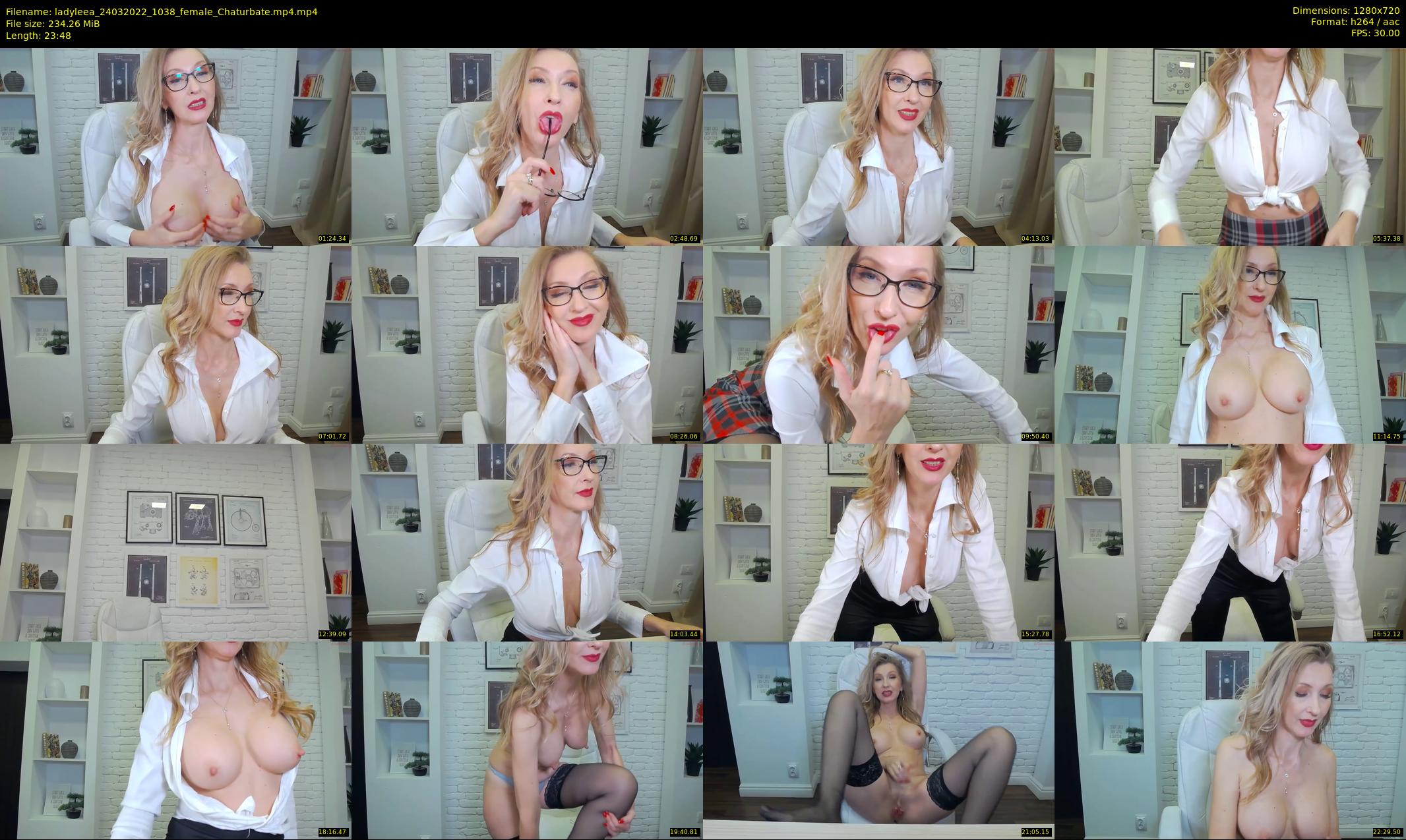 ladyleea — 24 minute Chaturbate female cam show recording, 720p, Mar 24, 2022