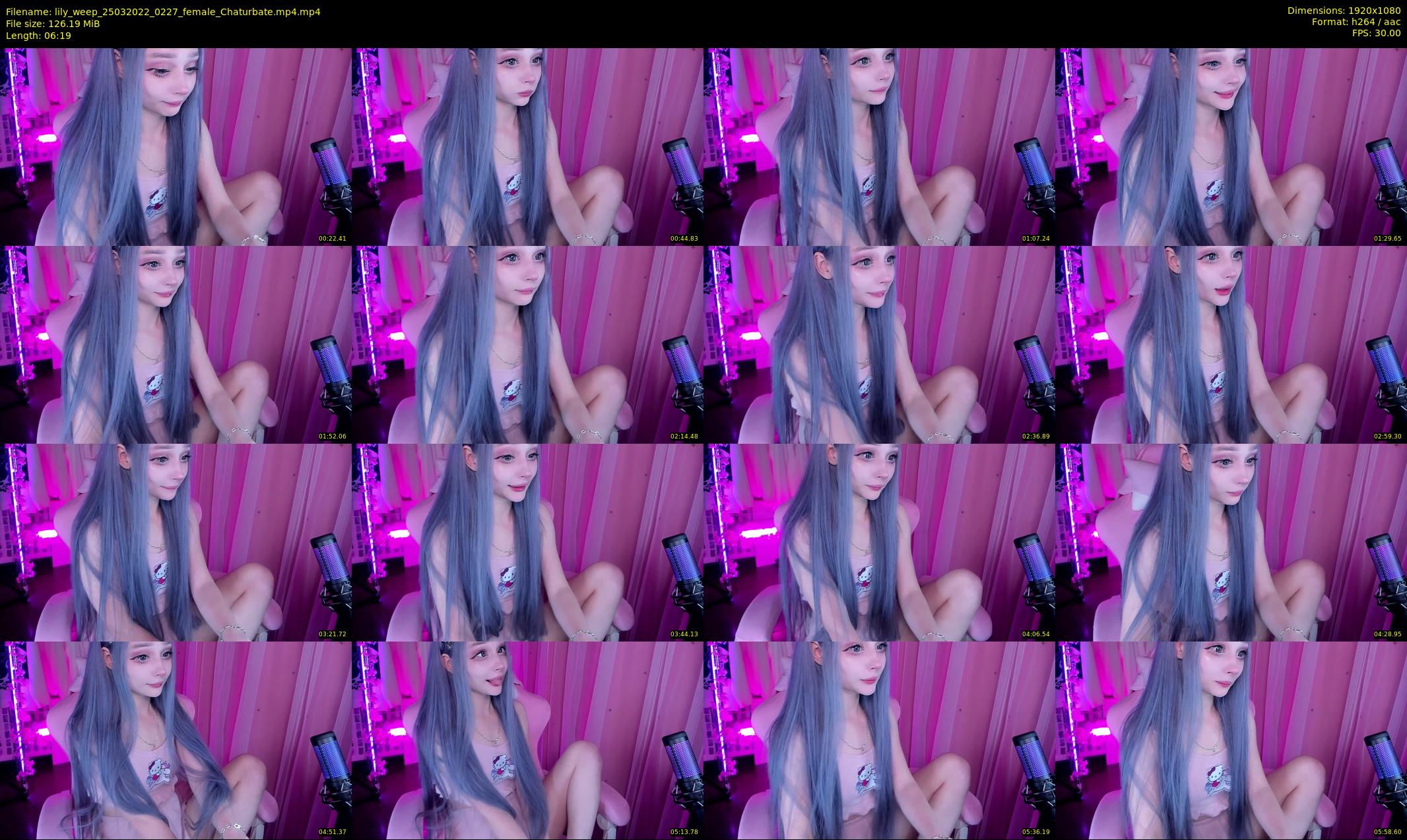 lily_weep — 7 minute Chaturbate female cam show recording, 1080p, Mar 25, 2022