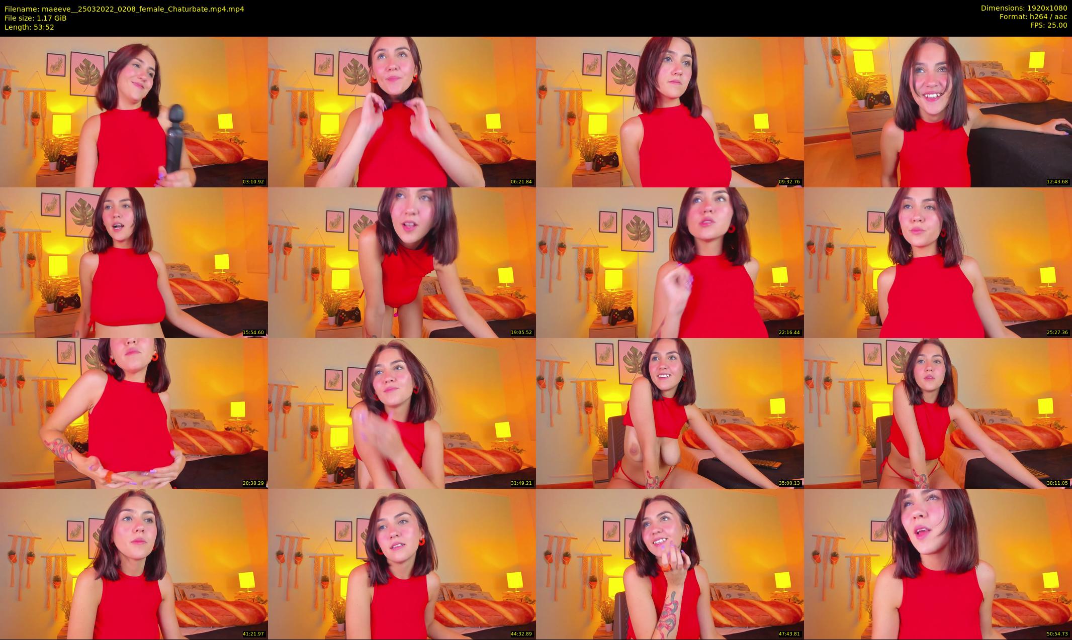 maeeve_ — 54 minute Chaturbate female cam show recording, 1080p, Mar 25, 2022