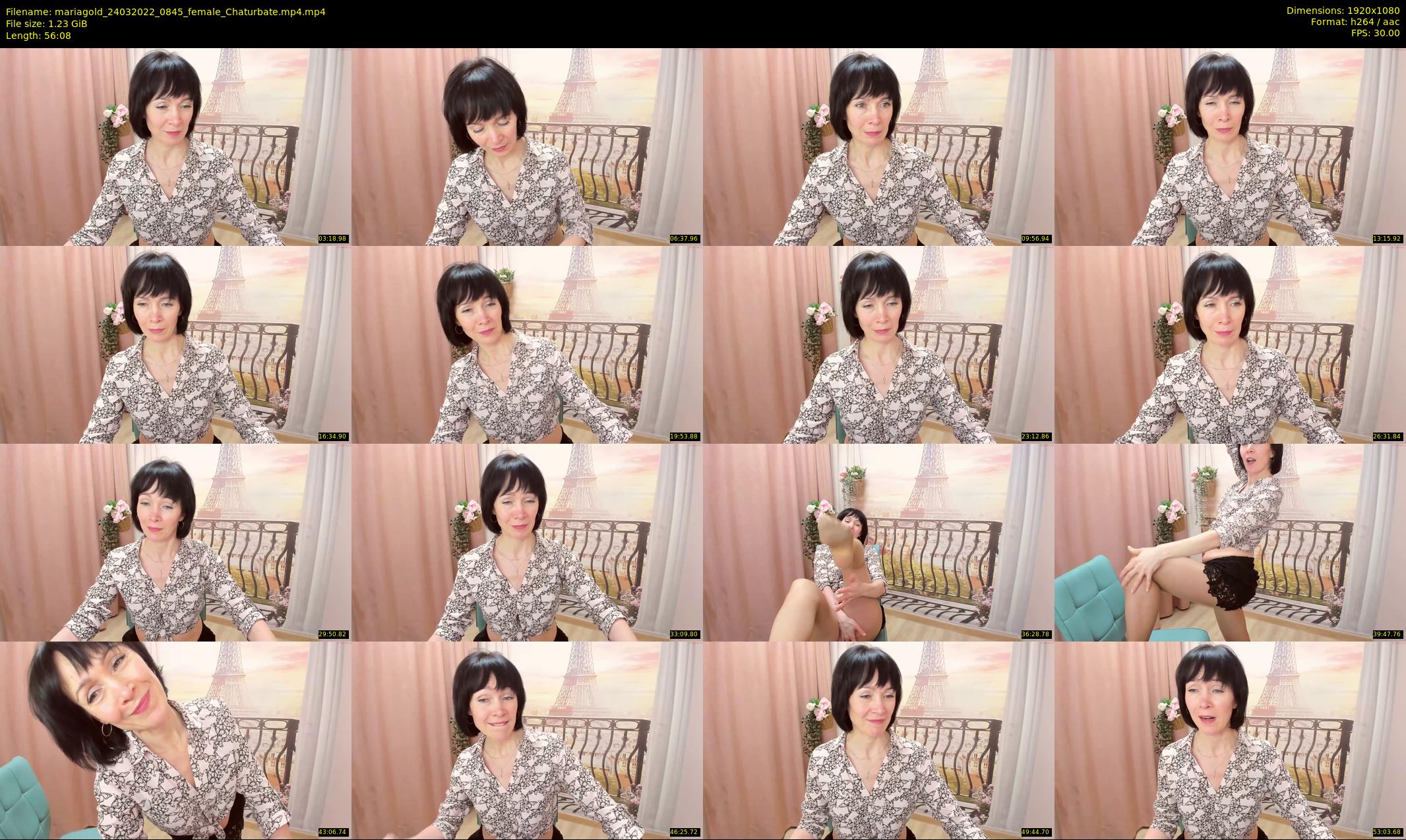 mariagold — 57 minute Chaturbate female cam show recording, 1080p, Mar 24, 2022