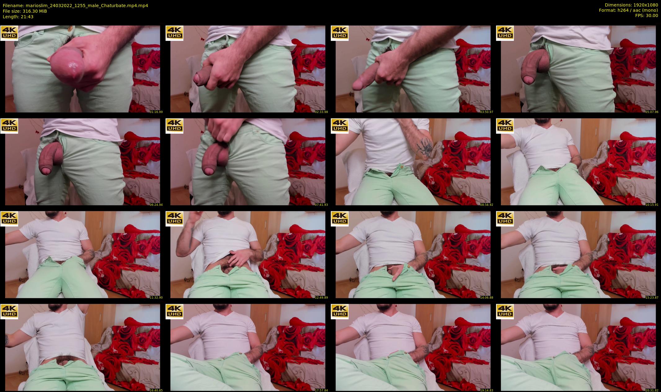 marioslim — 22 minute Chaturbate male cam show recording, 1080p, Mar 24, 2022