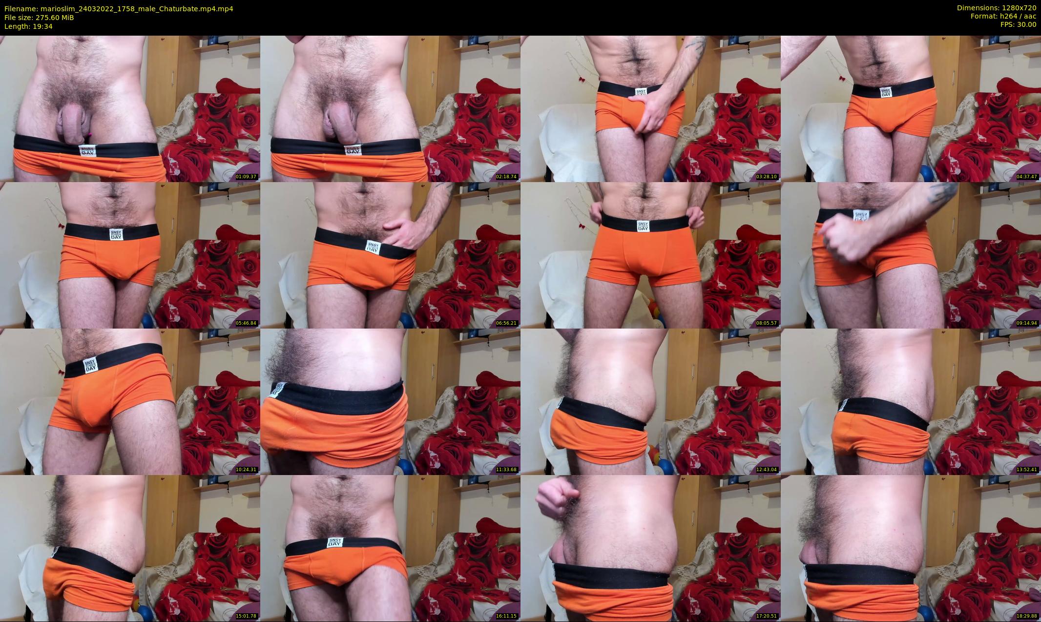 marioslim — 20 minute Chaturbate male cam show recording, 720p, Mar 24, 2022