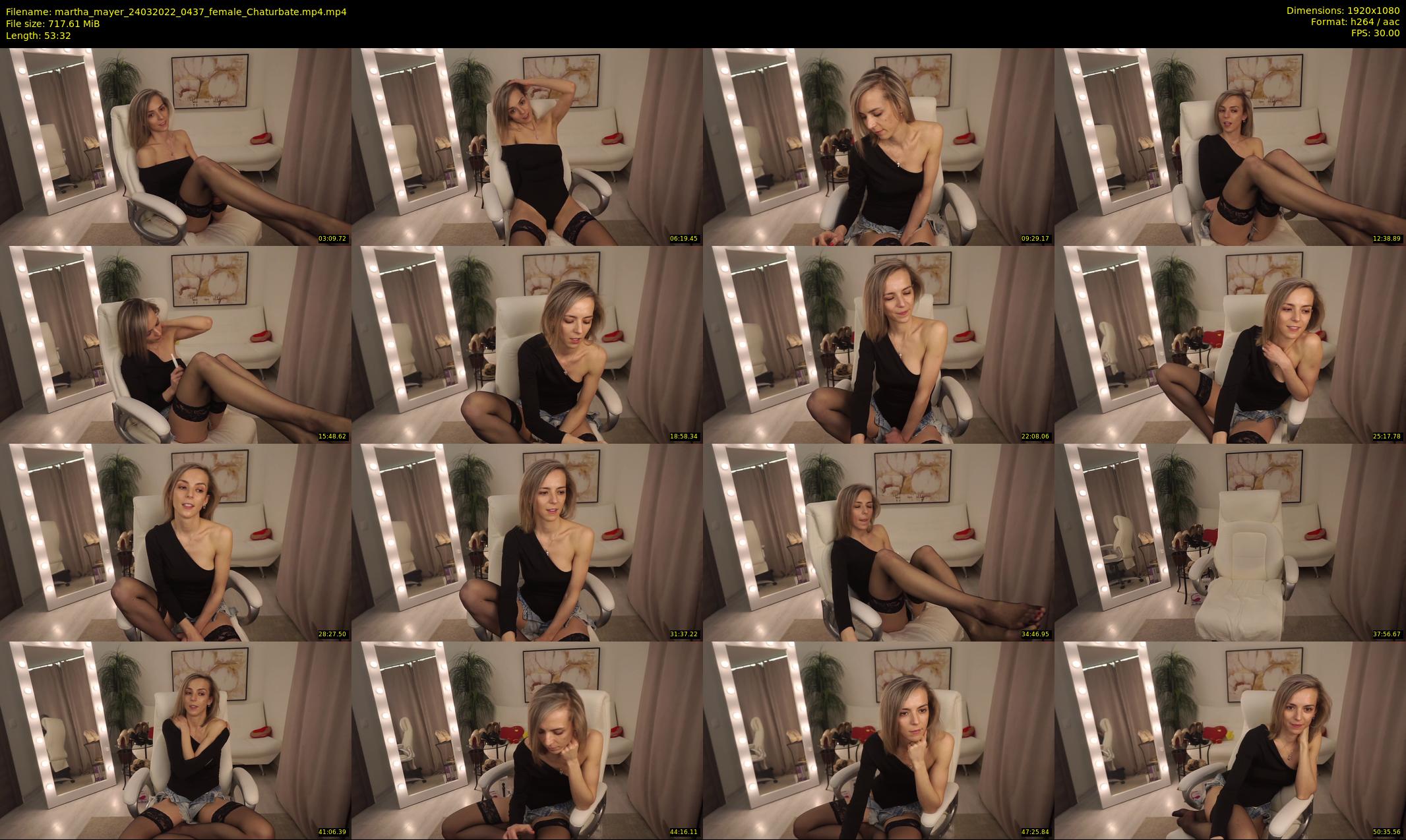 martha_mayer — 54 minute Chaturbate female cam show recording, 1080p, Mar 24, 2022