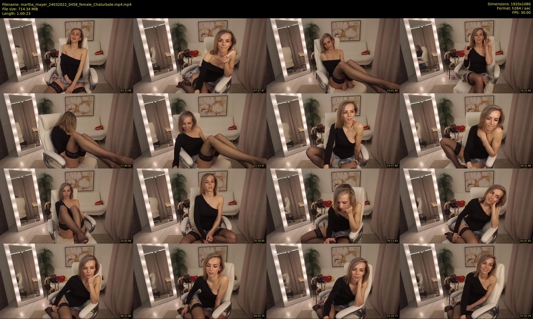 martha_mayer — 61 minute Chaturbate female cam show recording, 1080p, Mar 24, 2022