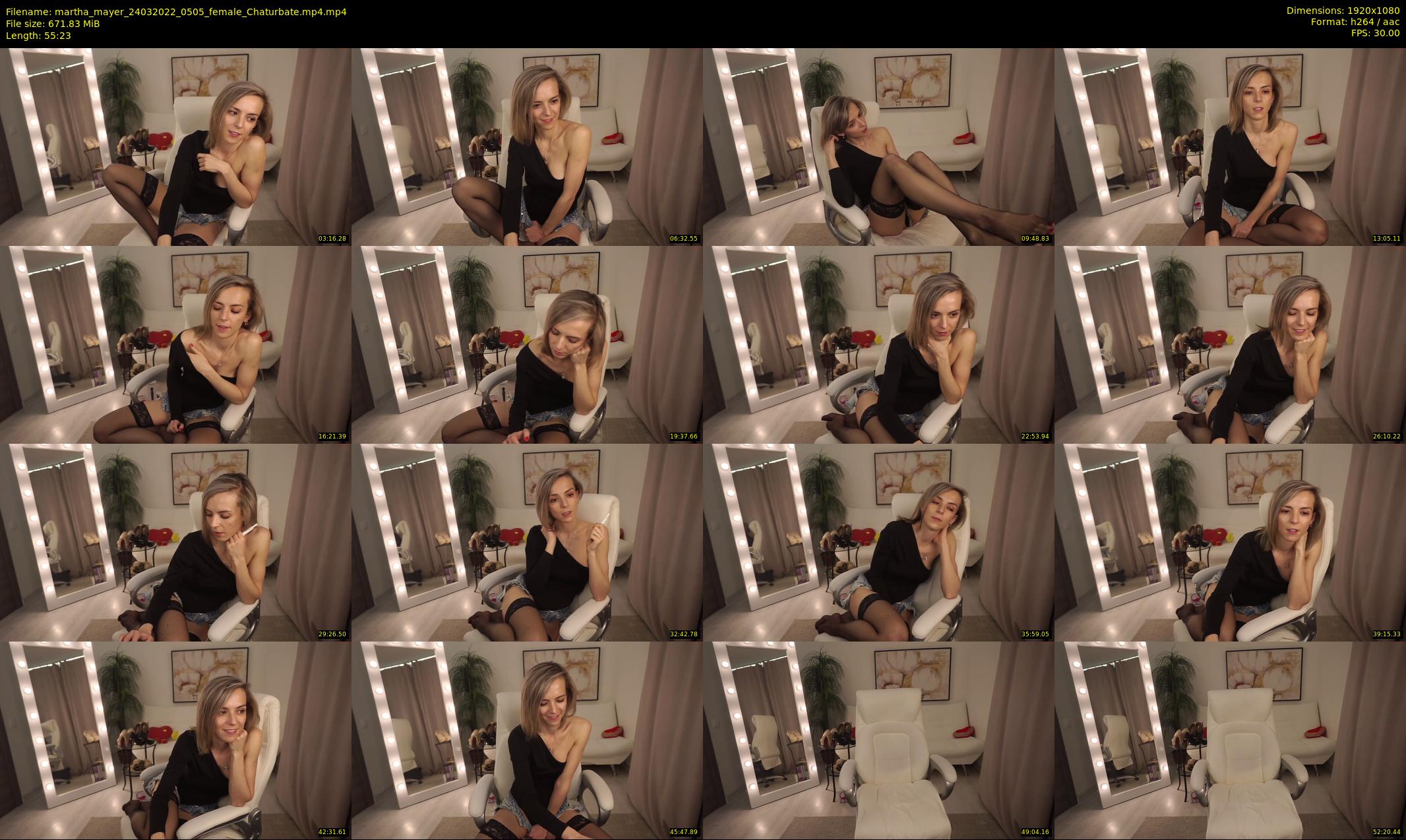 martha_mayer — 56 minute Chaturbate female cam show recording, 1080p, Mar 24, 2022