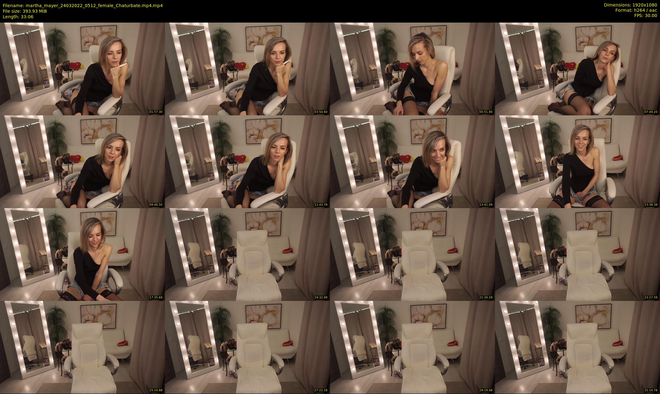martha_mayer — 34 minute Chaturbate female cam show recording, 1080p, Mar 24, 2022
