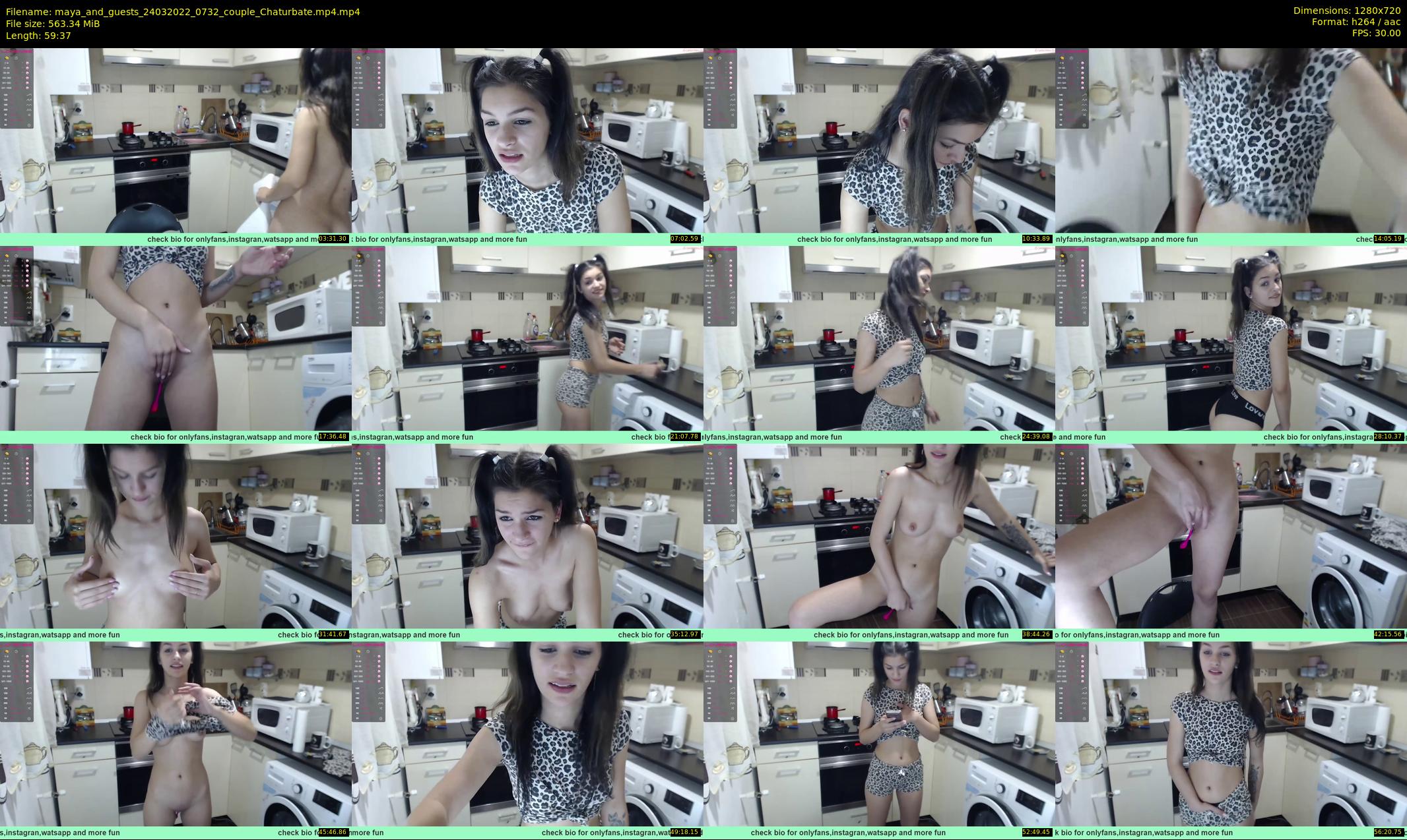 maya_and_guests — 60 minute Chaturbate couple cam show recording, 720p, Mar 24, 2022