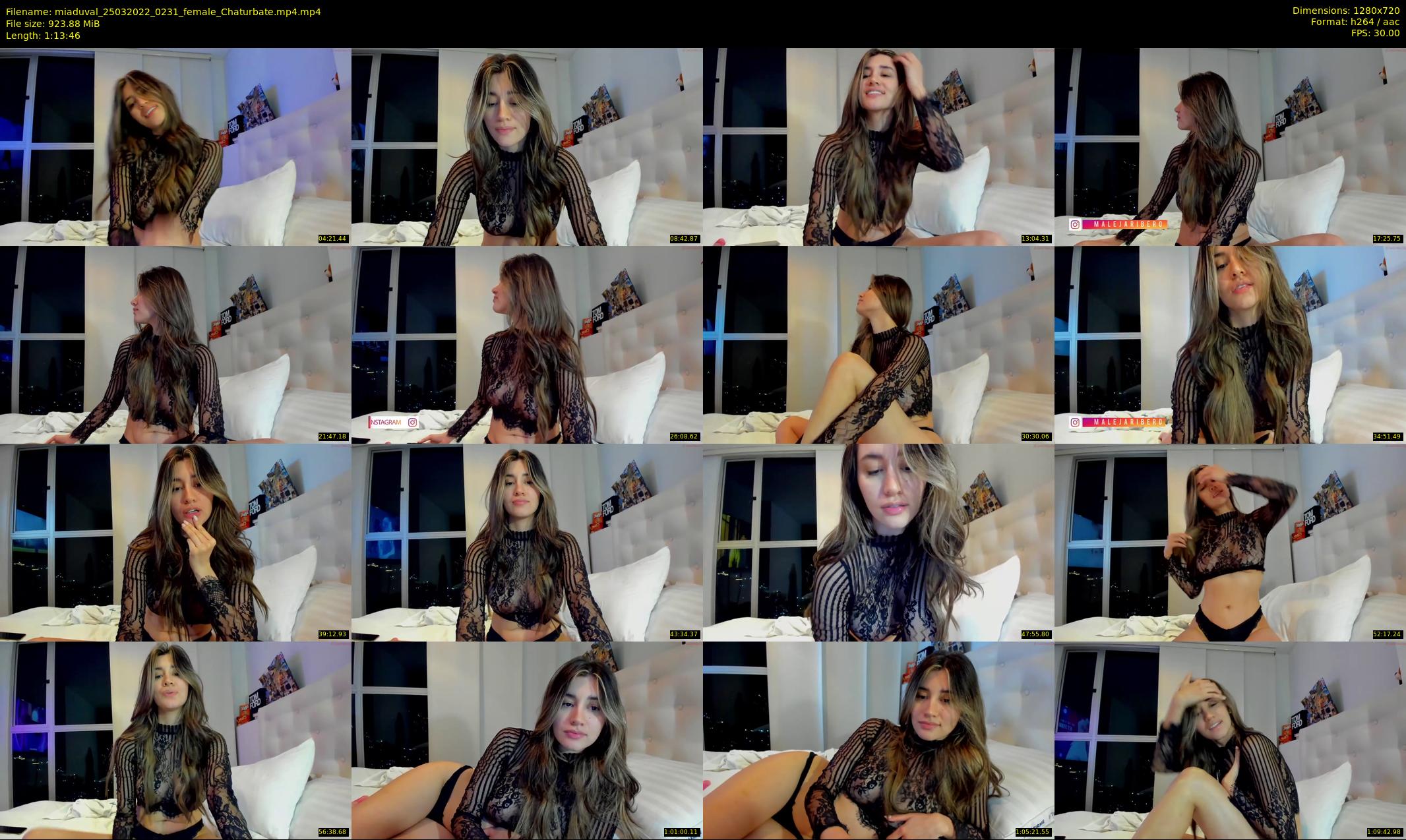 miaduval — 74 minute Chaturbate female cam show recording, 720p, Mar 25, 2022