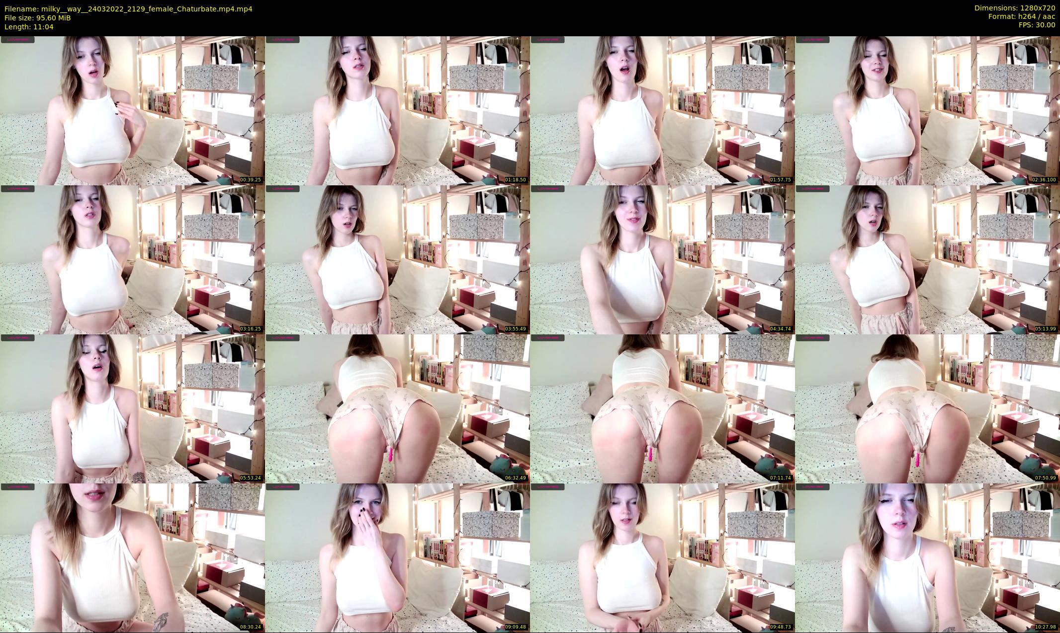 milky__way_ — 12 minute Chaturbate female cam show recording, 720p, Mar 24, 2022