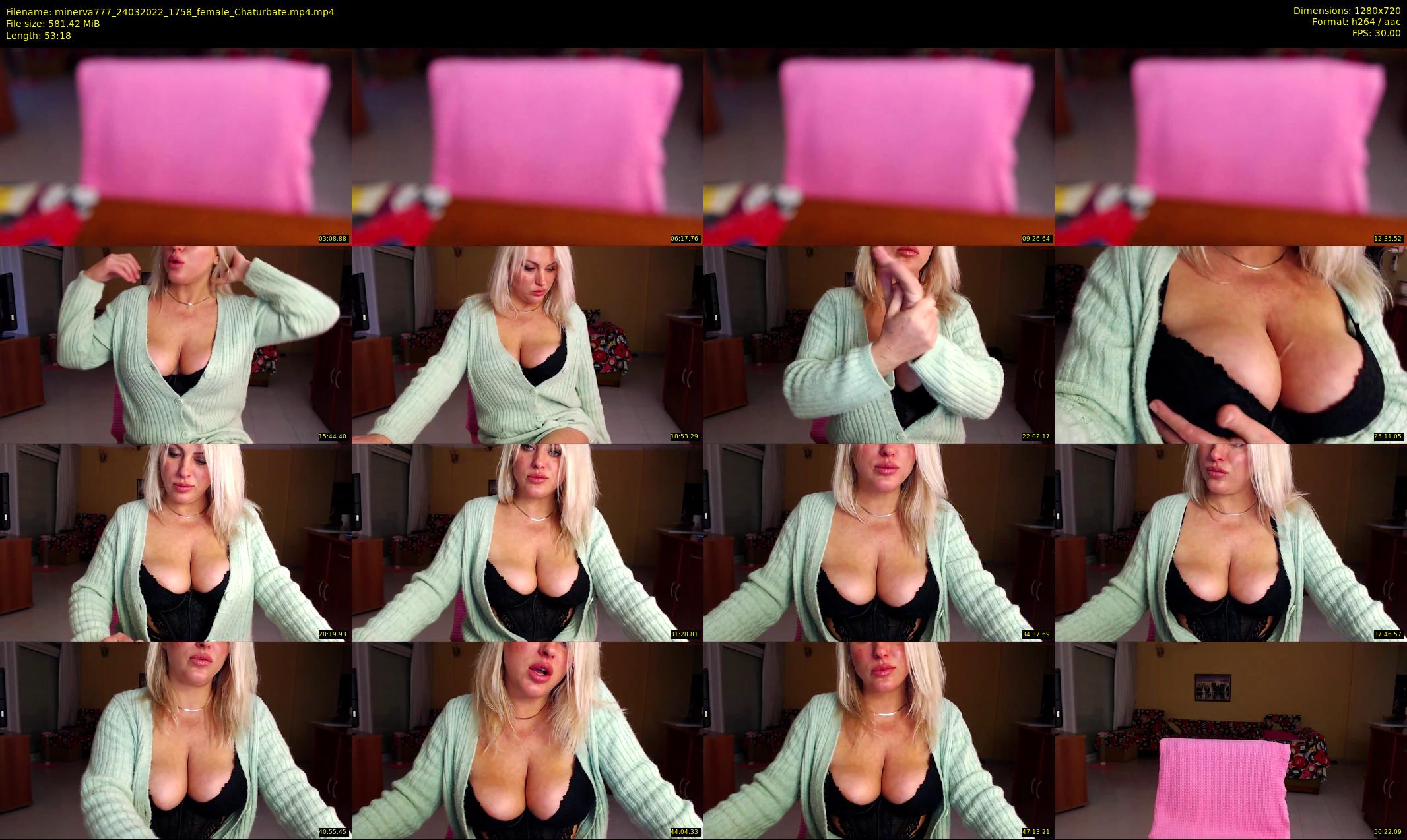minerva777 — 54 minute Chaturbate female cam show recording, 720p, Mar 24, 2022