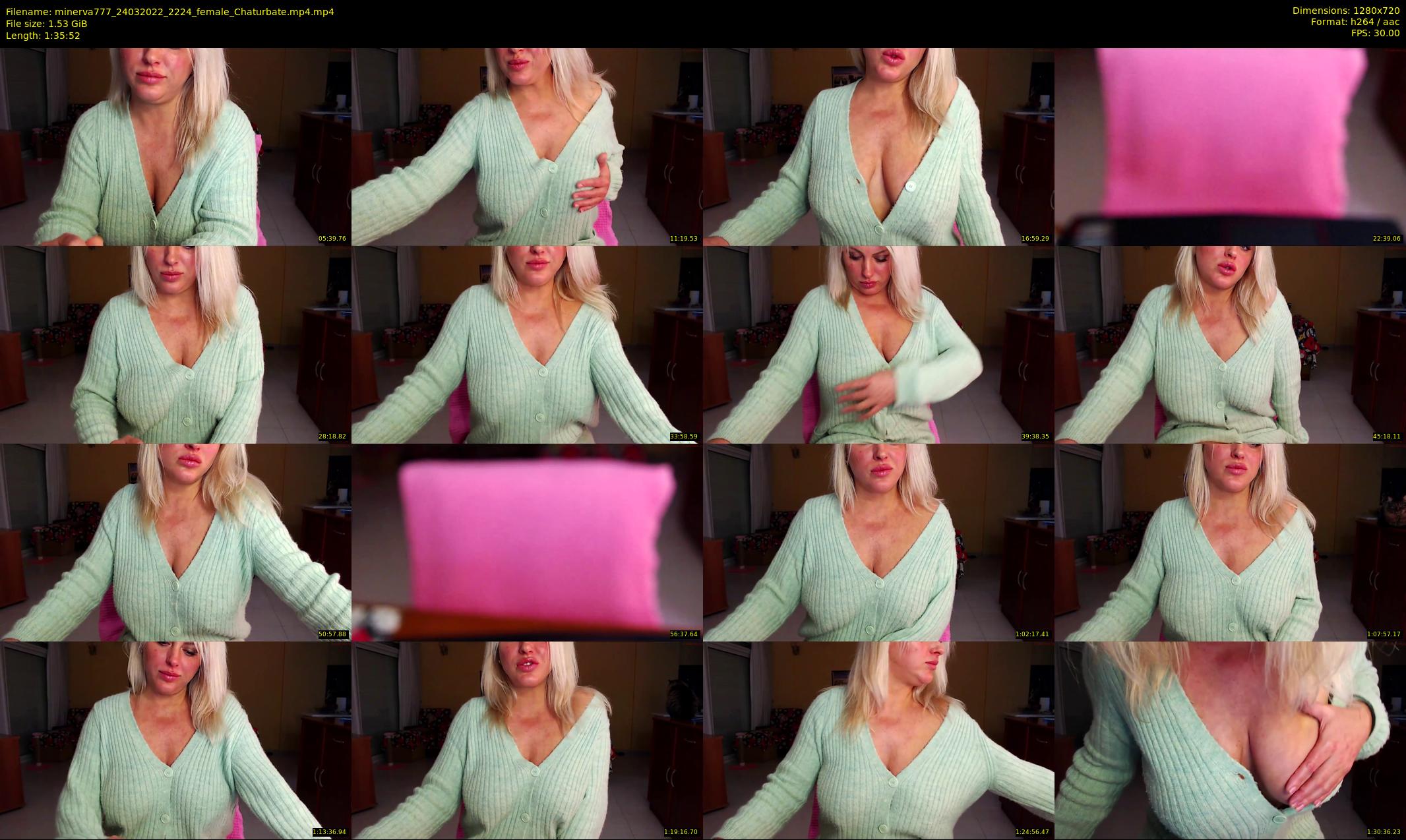 minerva777 — 96 minute Chaturbate female cam show recording, 720p, Mar 24, 2022