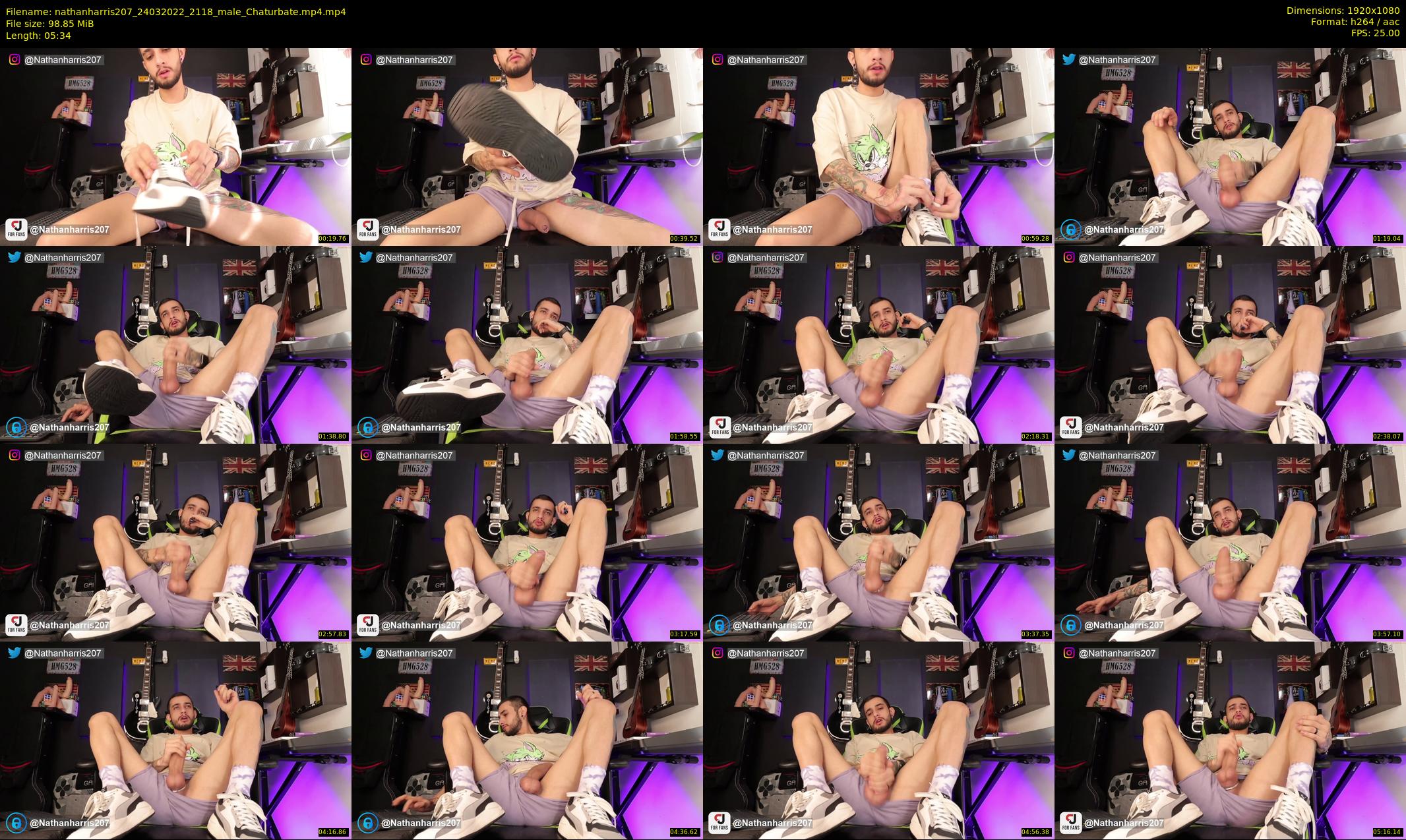 nathanharris207 — 6 minute Chaturbate male cam show recording, 1080p, Mar 24, 2022