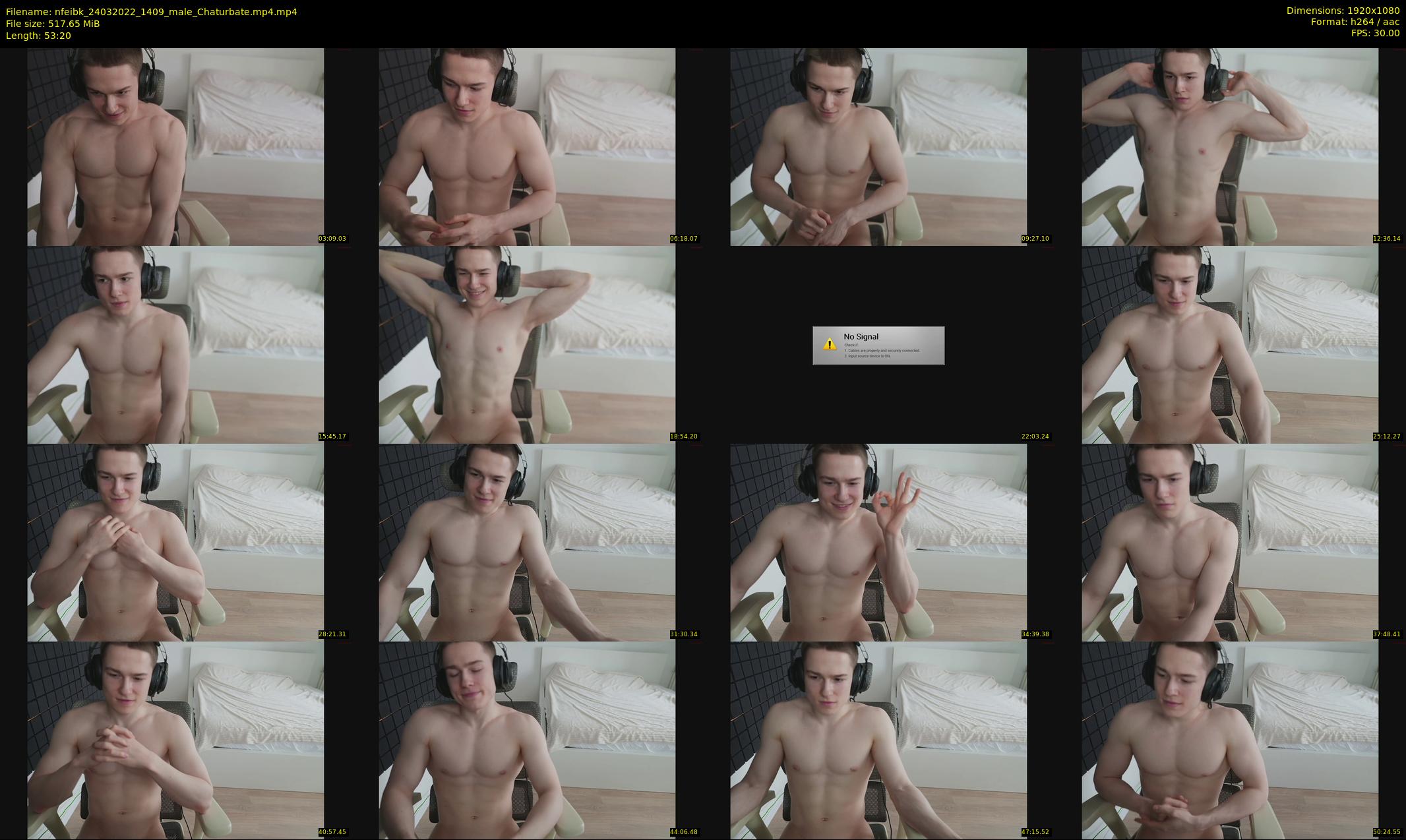nfeibk — 54 minute Chaturbate male cam show recording, 1080p, Mar 24, 2022