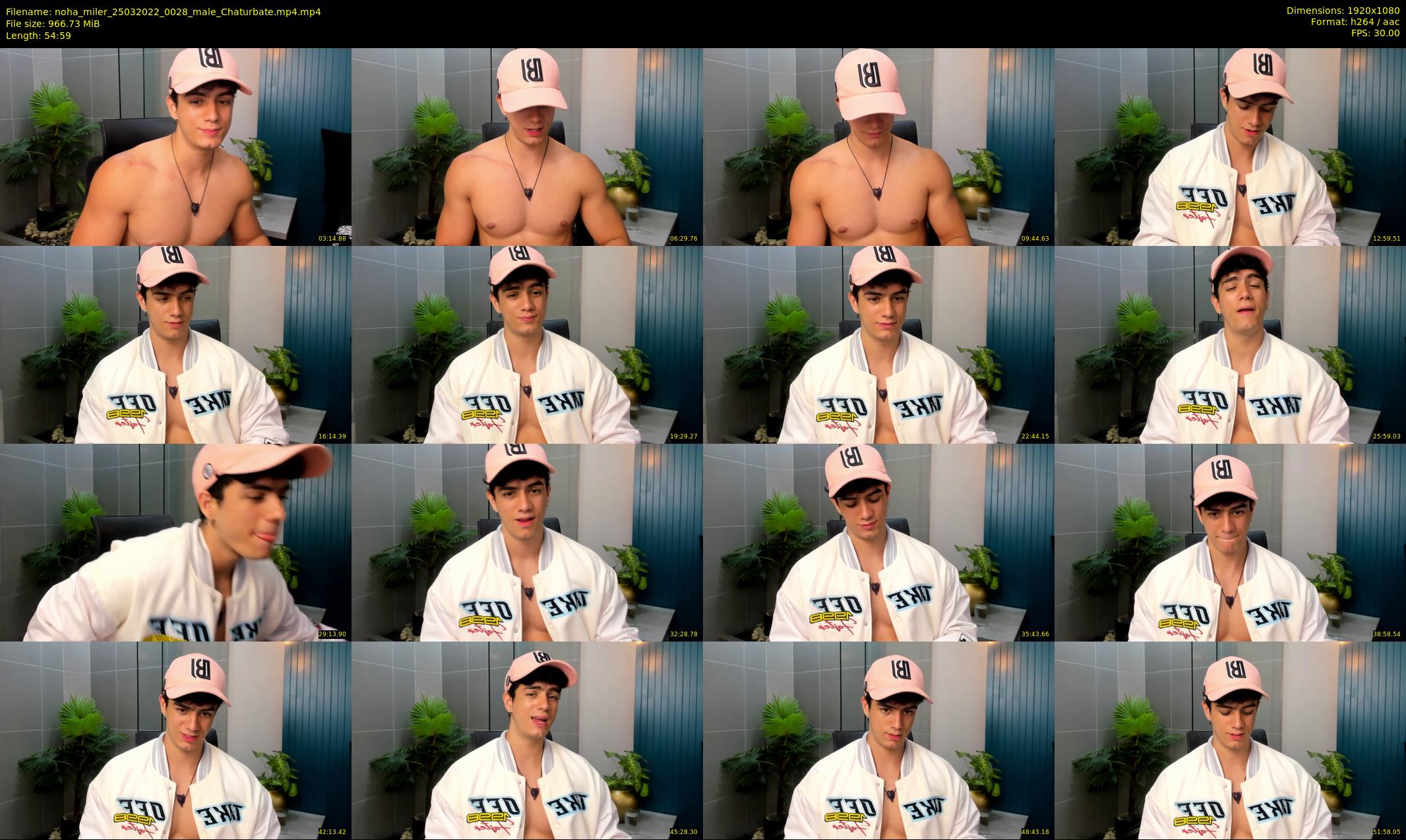 noha_miler — 55 minute Chaturbate male cam show recording, 1080p, Mar 25, 2022