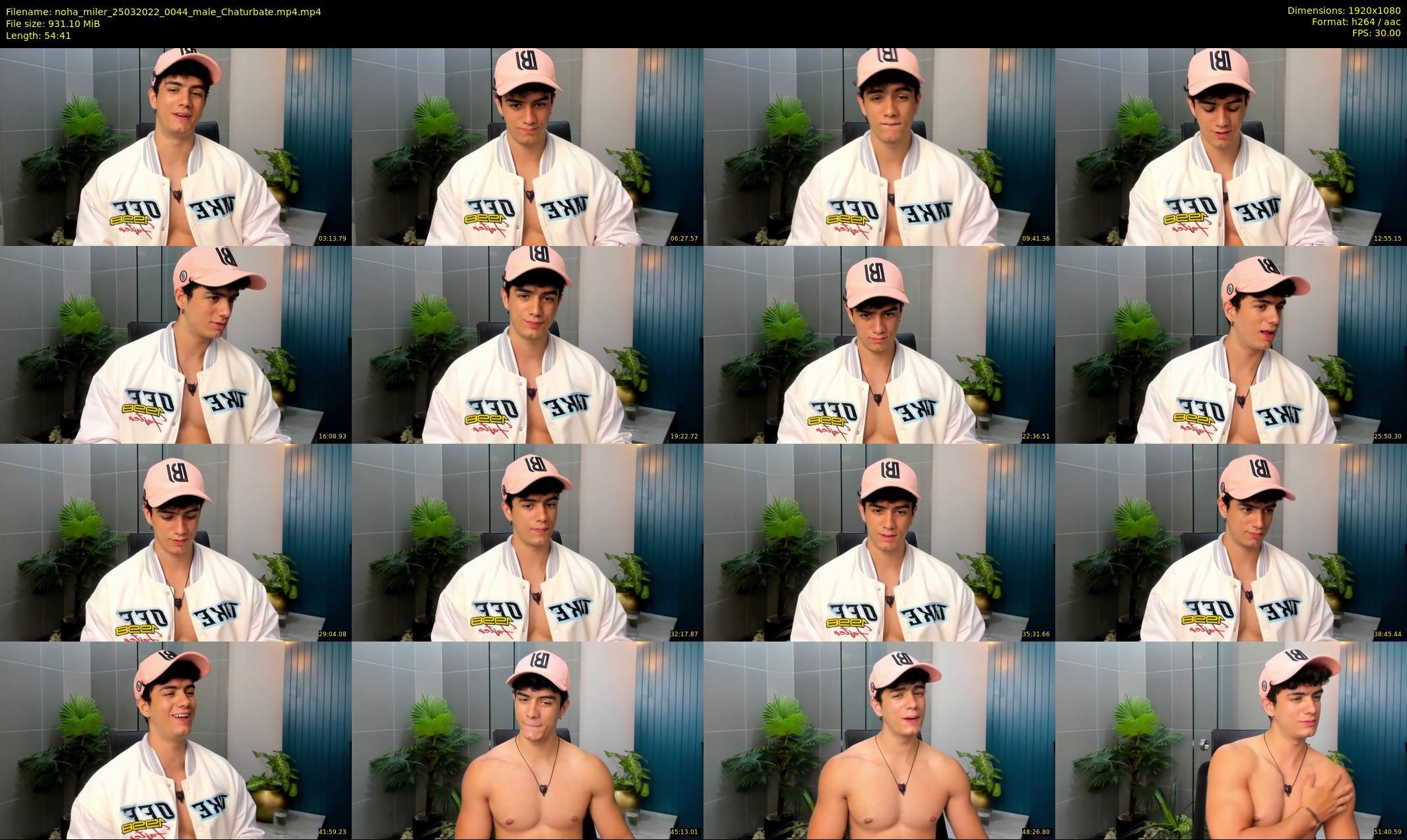 noha_miler — 55 minute Chaturbate male cam show recording, 1080p, Mar 25, 2022