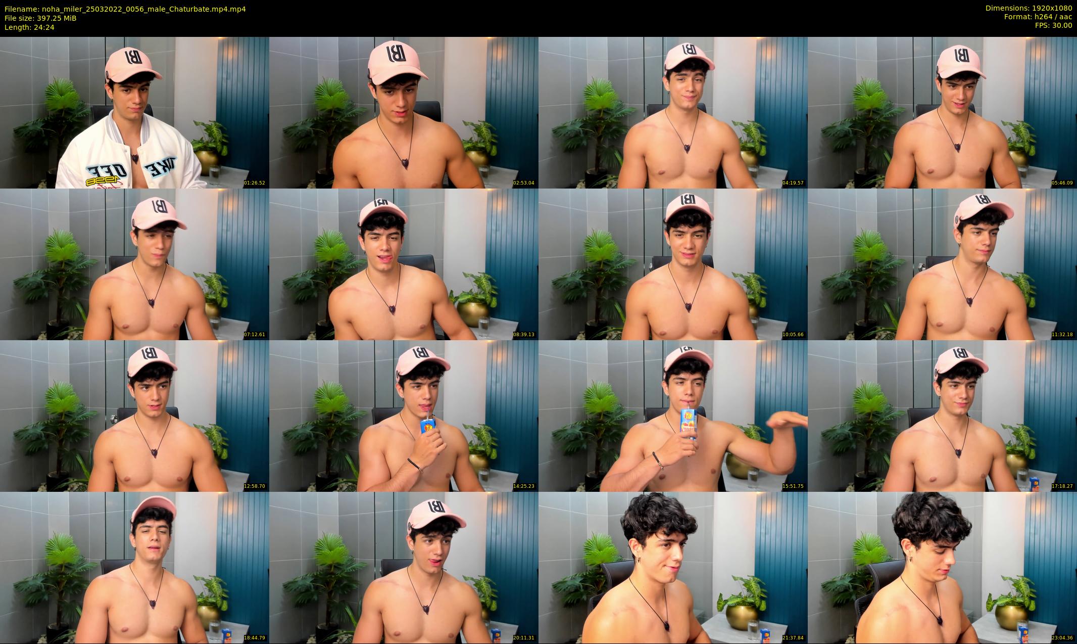 noha_miler — 25 minute Chaturbate male cam show recording, 1080p, Mar 25, 2022