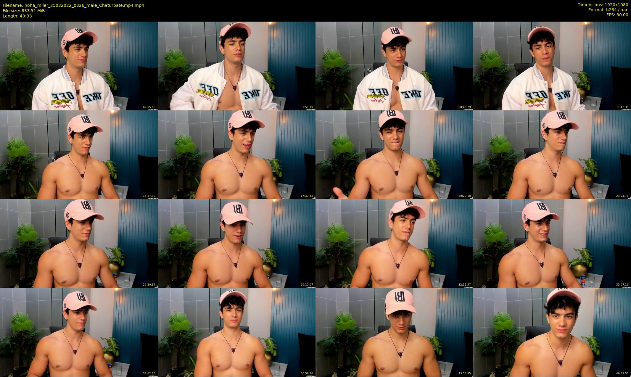 noha_miler — 50 minute Chaturbate male cam show recording, 1080p, Mar 25, 2022