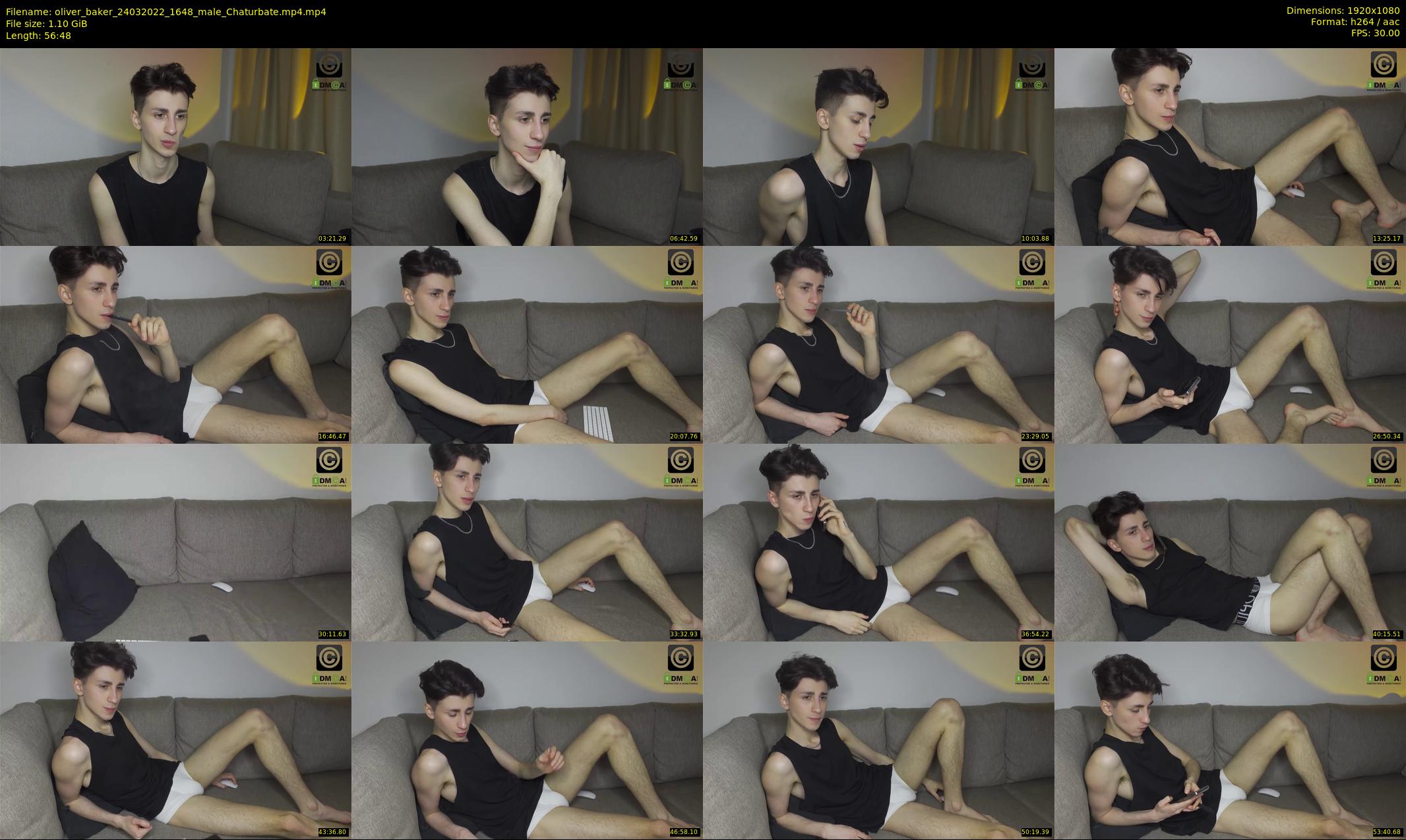 oliver_baker — 57 minute Chaturbate male cam show recording, 1080p, Mar 24, 2022