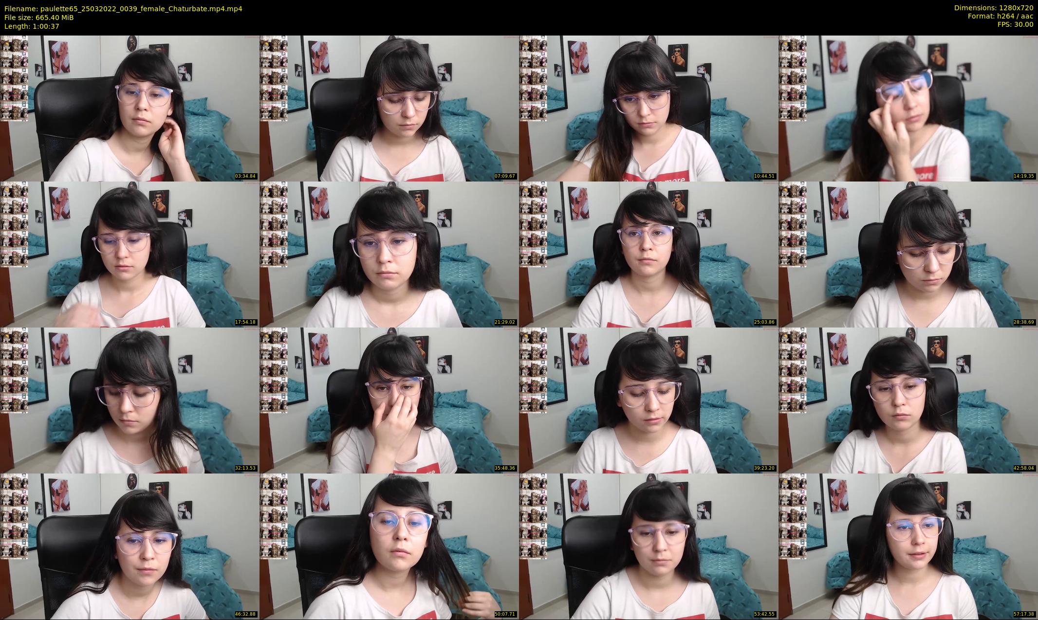 paulette65 — 61 minute Chaturbate female cam show recording, 720p, Mar 25, 2022