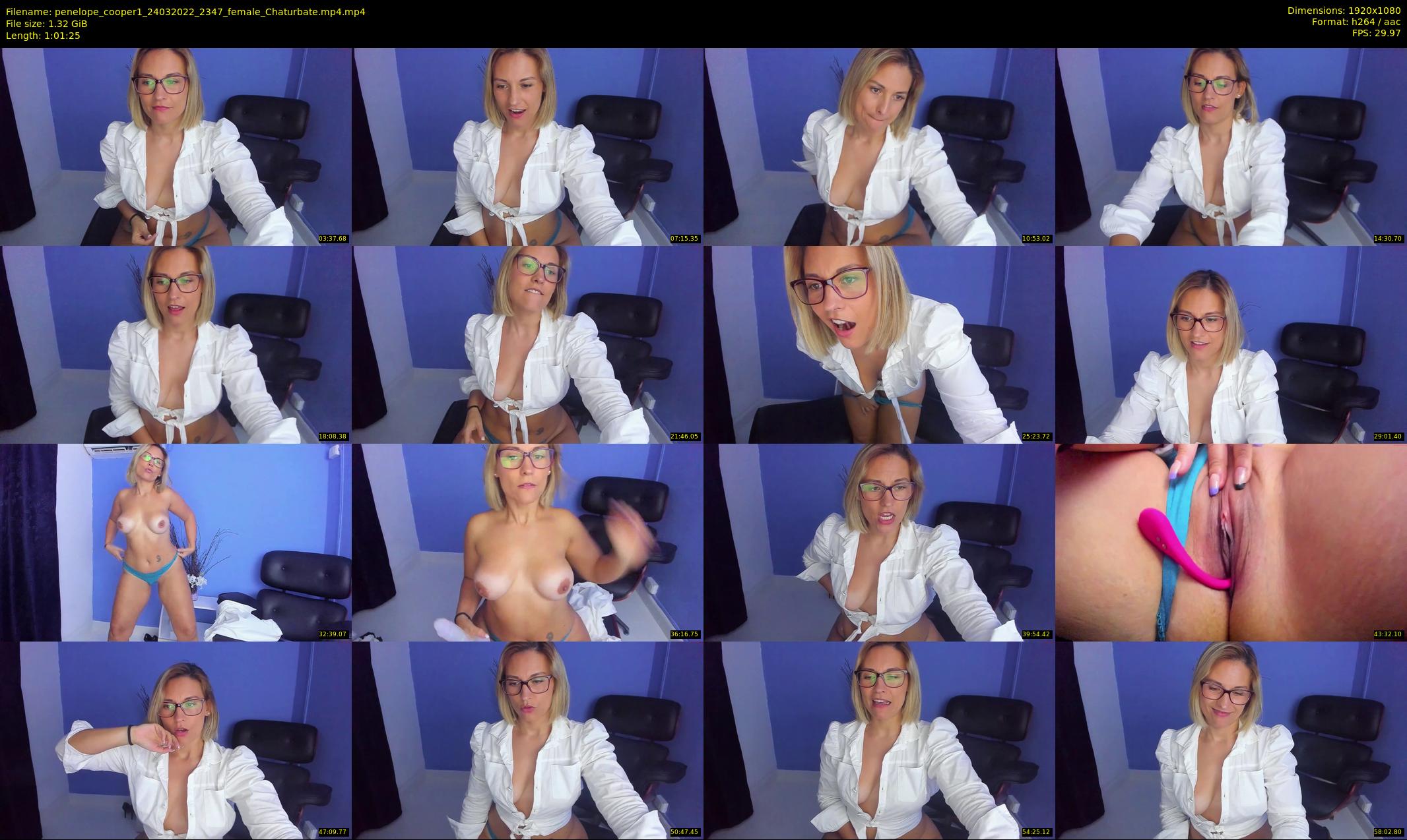 penelope_cooper1 — 62 minute Chaturbate female cam show recording, 1080p, Mar 24, 2022