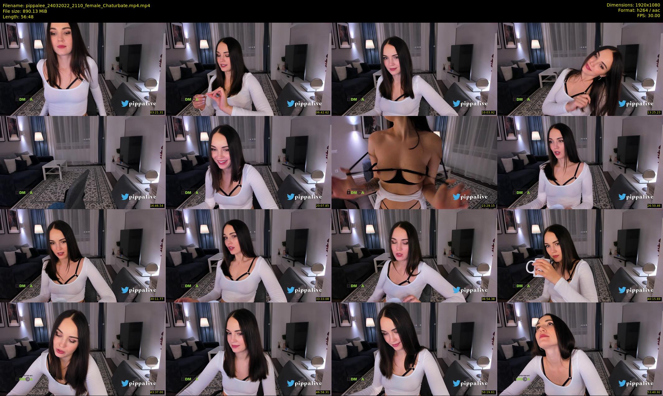 pippalee — 57 minute Chaturbate female cam show recording, 1080p, Mar 24, 2022