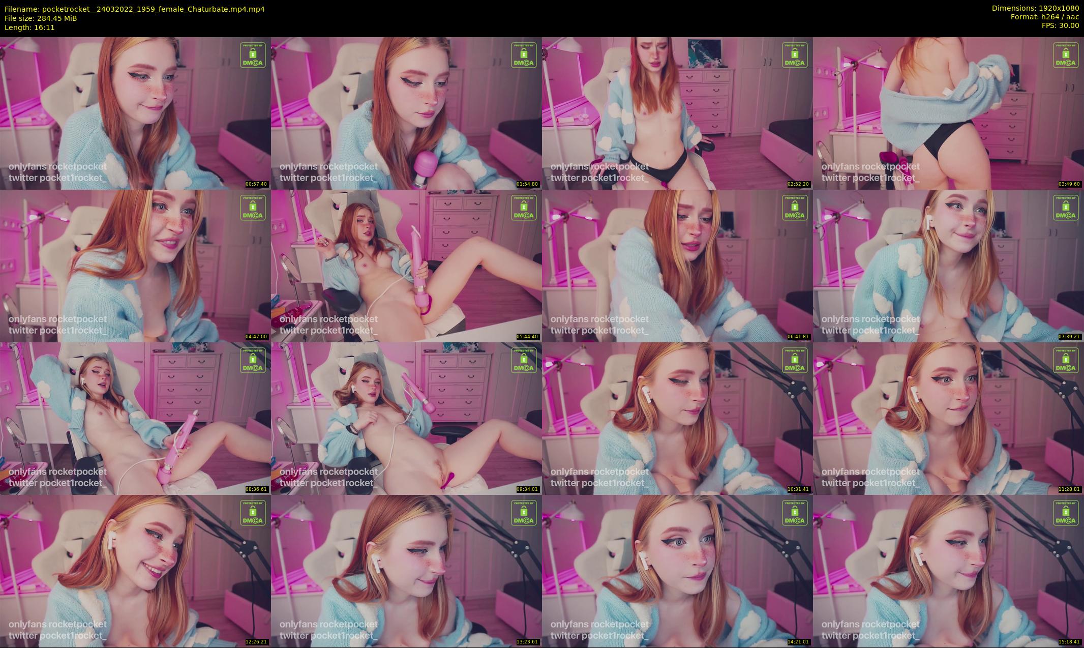 pocketrocket_ — 17 minute Chaturbate female cam show recording, 1080p, Mar 24, 2022