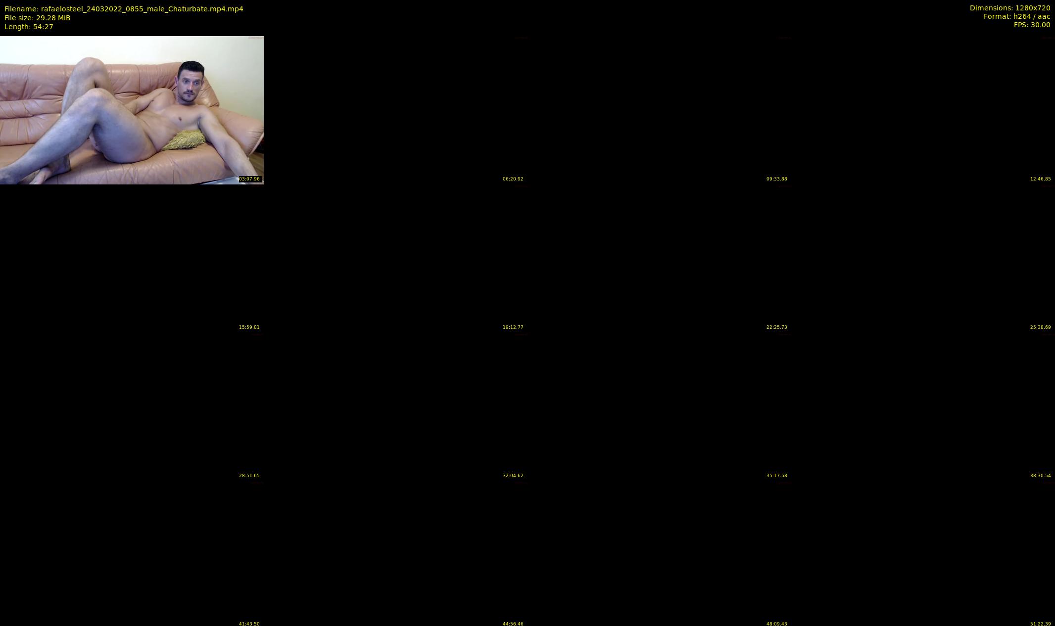 rafaelosteel — 55 minute Chaturbate male cam show recording, 720p, Mar 24, 2022