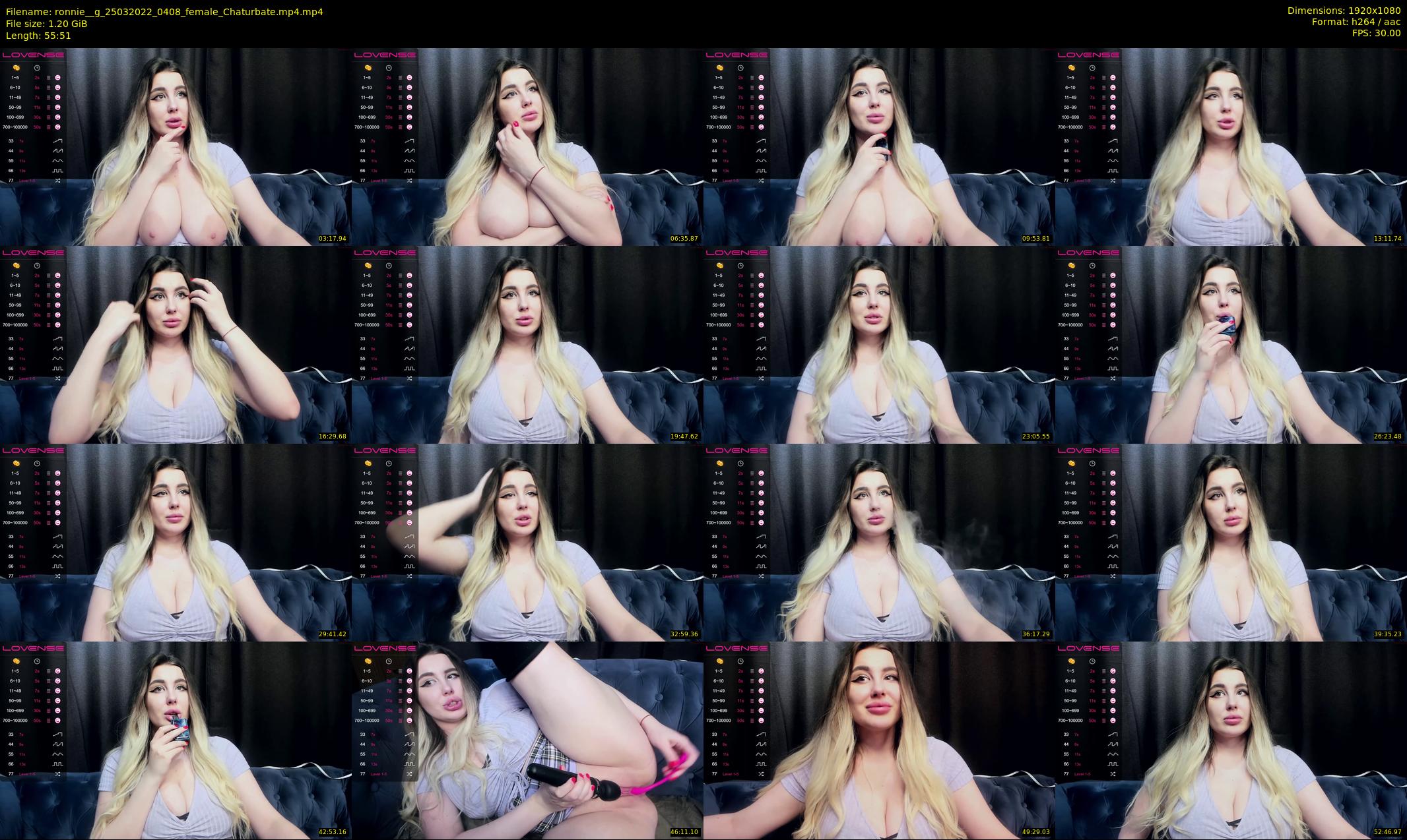 ronnie__g — 56 minute Chaturbate female cam show recording, 1080p, Mar 25, 2022