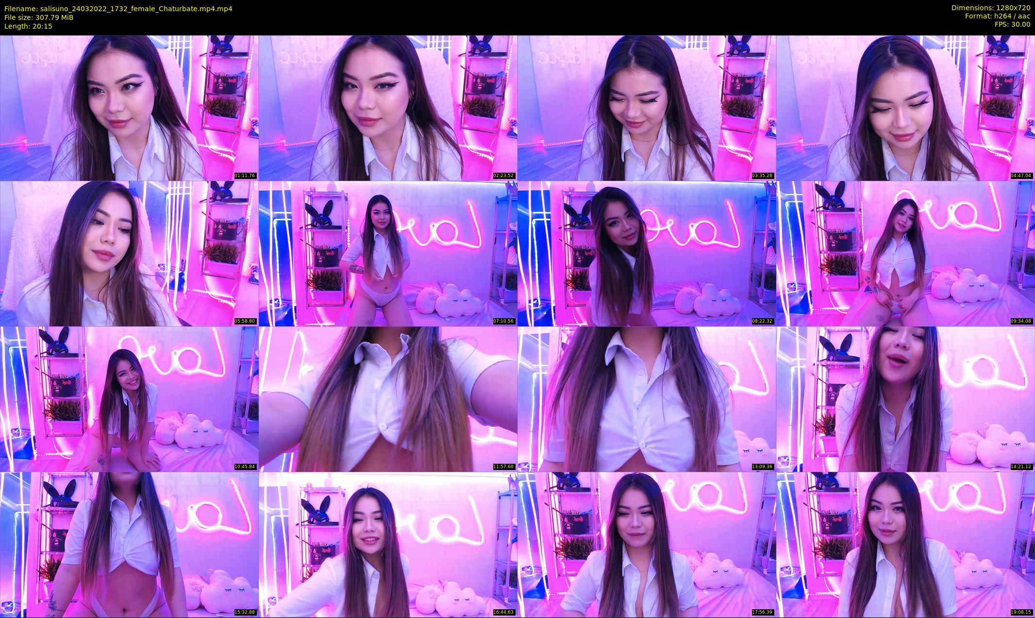salisuno — 21 minute Chaturbate female cam show recording, 720p, Mar 24, 2022