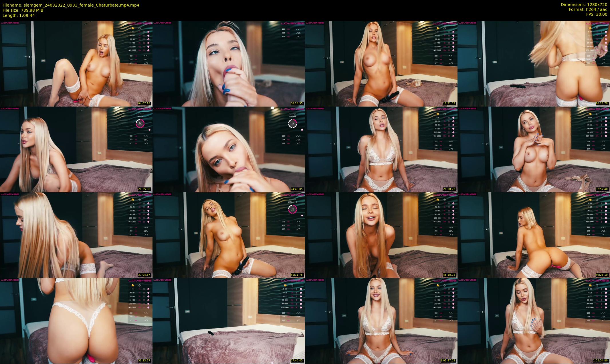 slemgem — 70 minute Chaturbate couple cam show recording, 720p, Mar 24, 2022