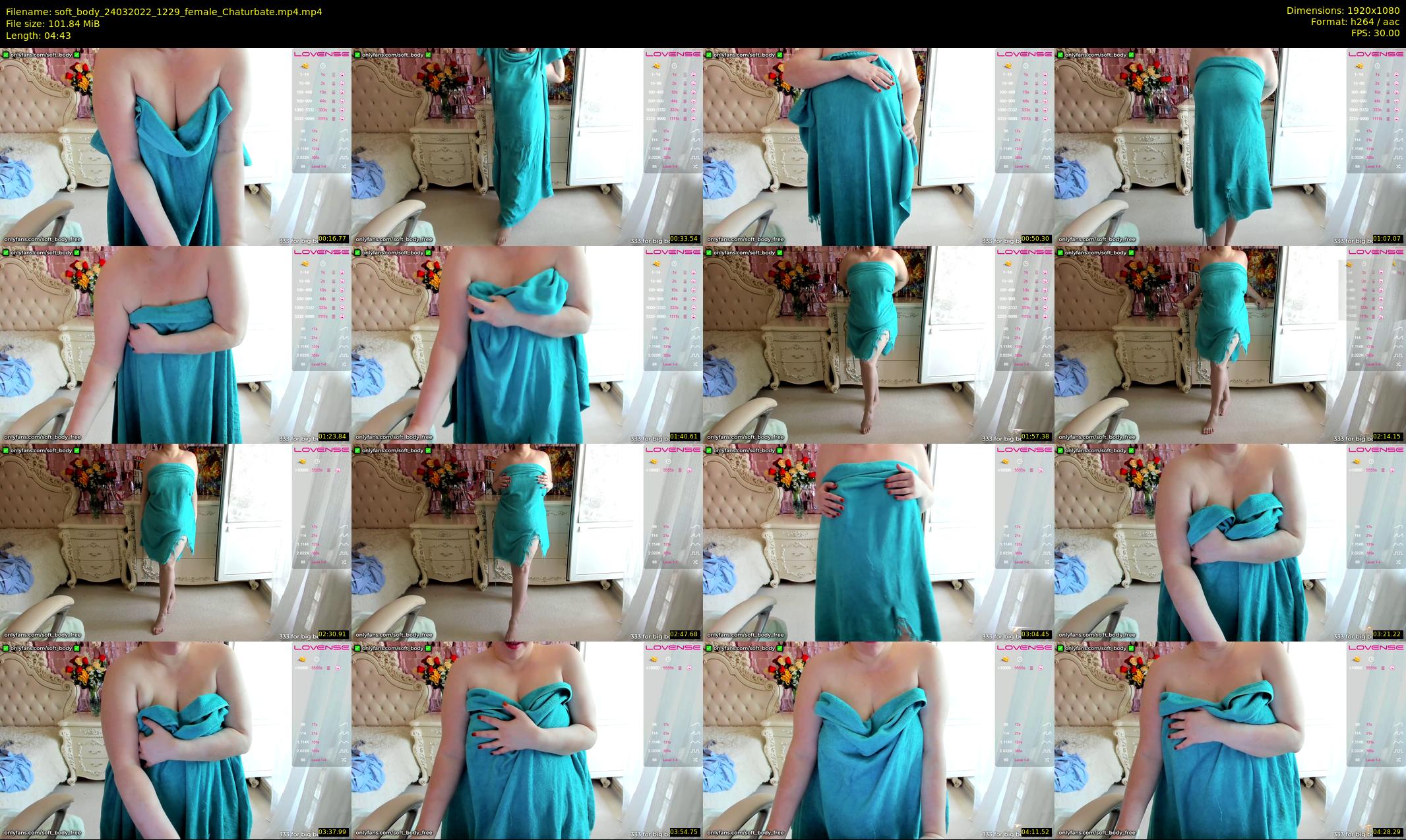 soft_body — 5 minute Chaturbate female cam show recording, 1080p, Mar 24, 2022