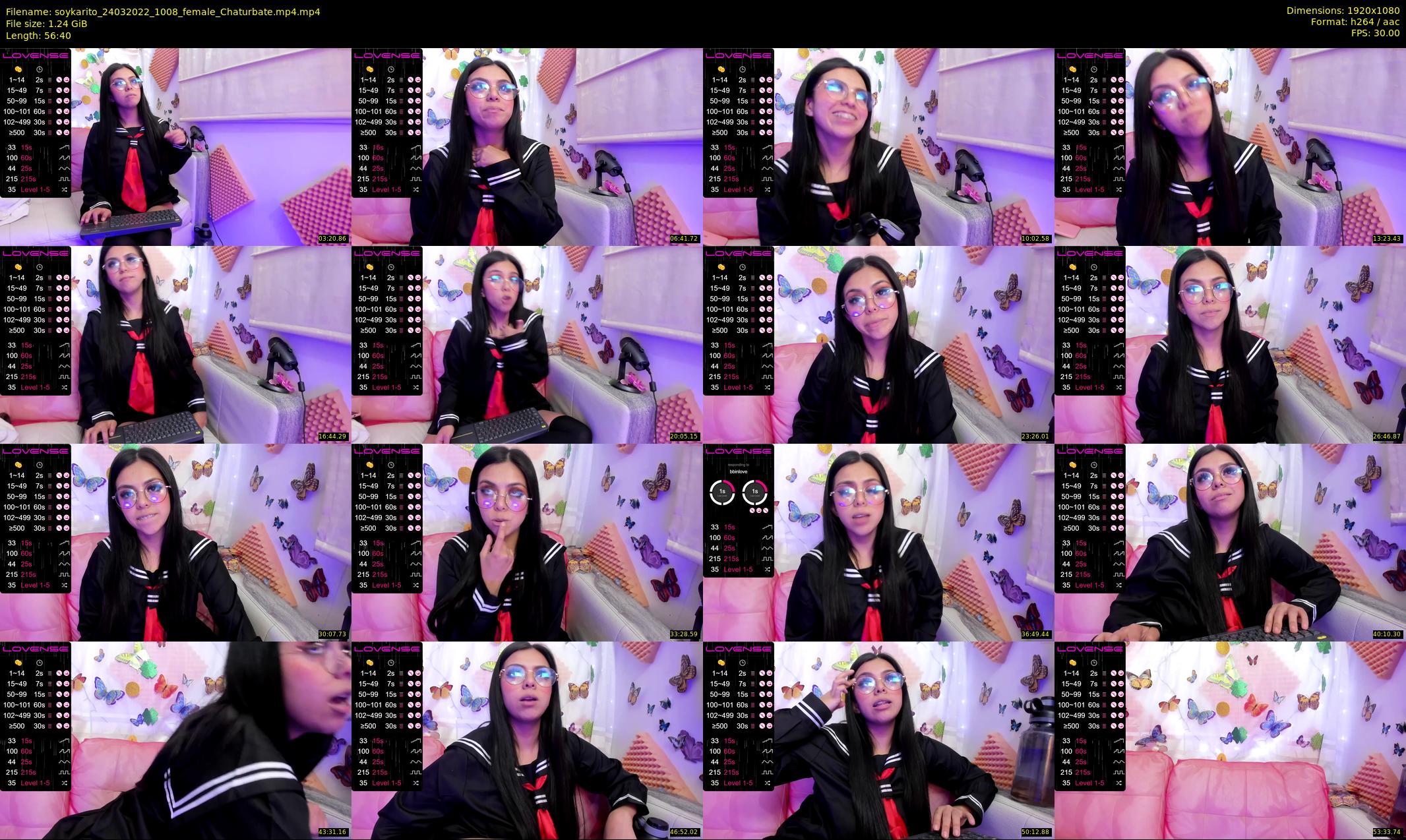soykarito — 57 minute Chaturbate female cam show recording, 1080p, Mar 24, 2022