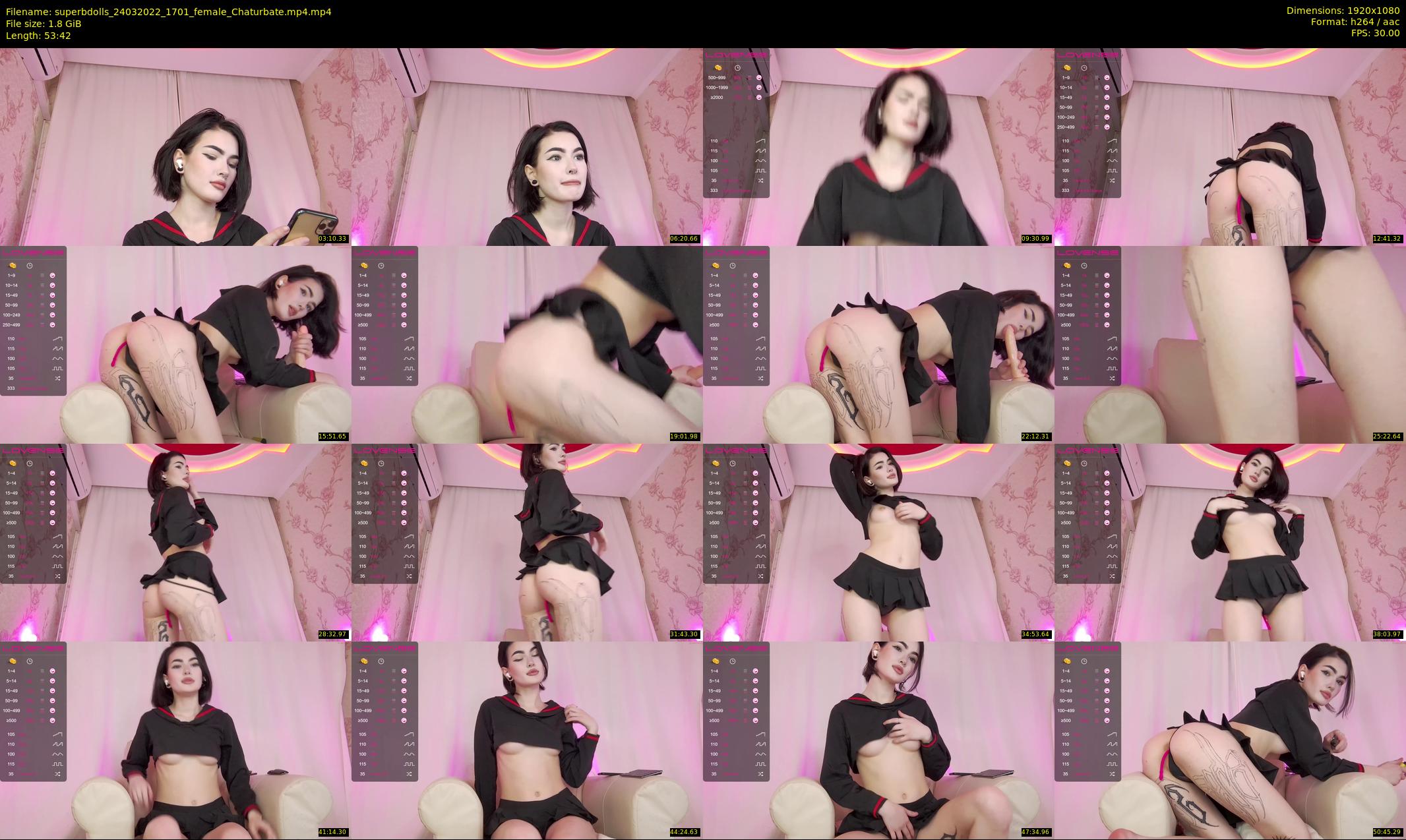 superbdolls — 54 minute Chaturbate couple cam show recording, 1080p, Mar 24, 2022