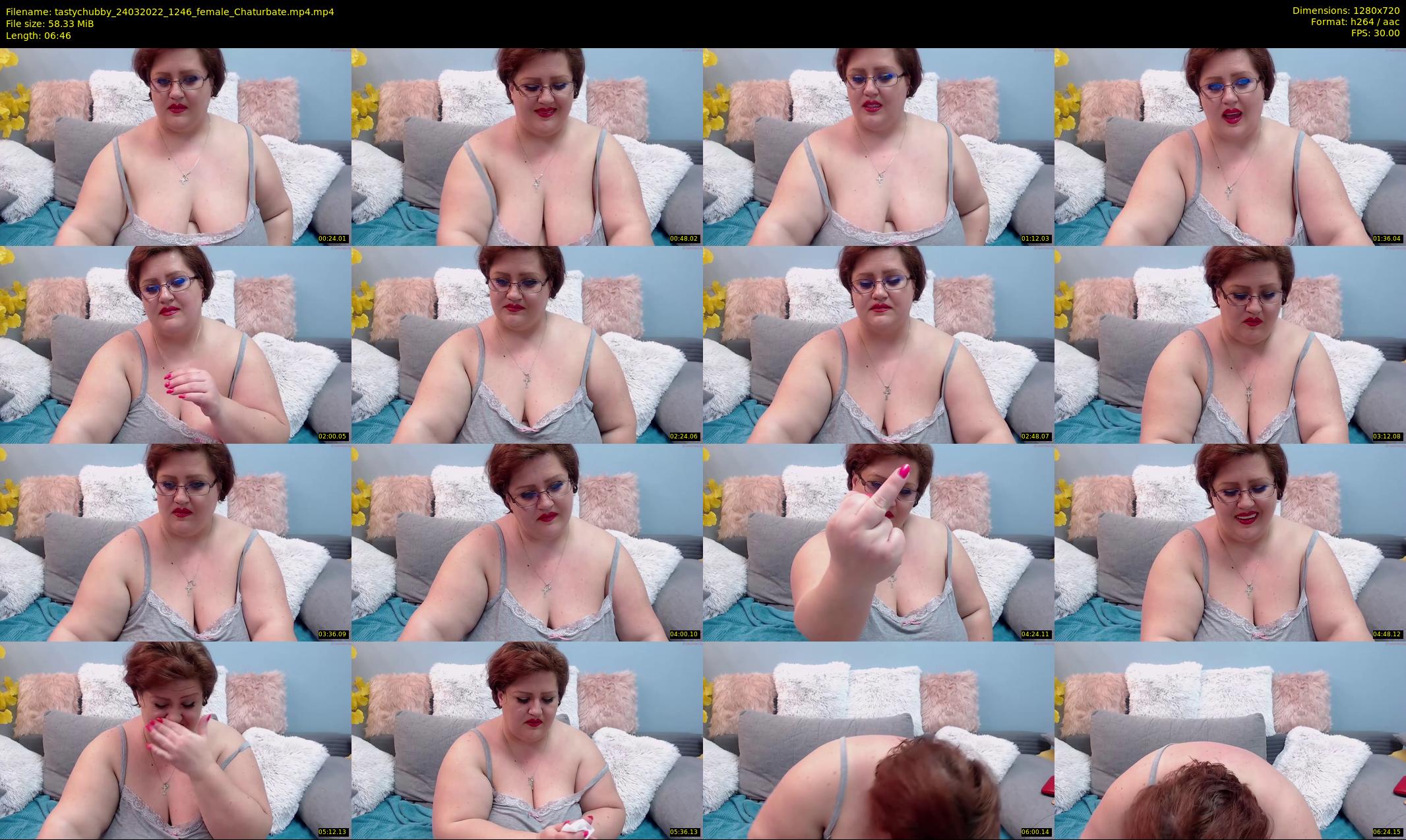 tastychubby — 7 minute Chaturbate female cam show recording, 720p, Mar 24, 2022