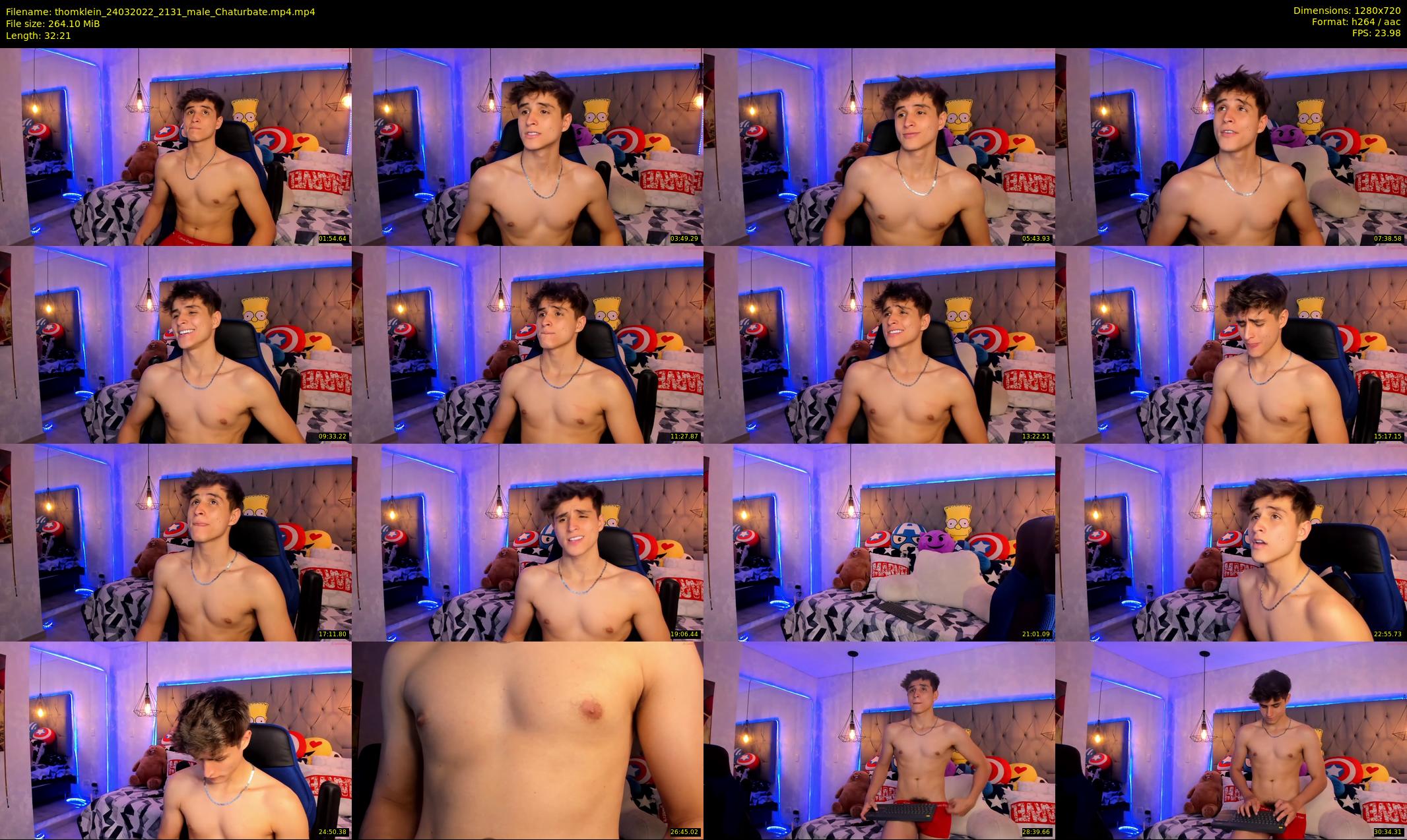thomklein — 33 minute Chaturbate male cam show recording, 720p, Mar 24, 2022