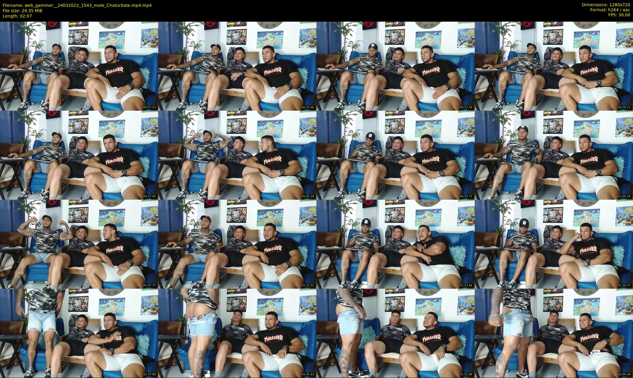 web_gammer_ — 3 minute Chaturbate male cam show recording, 720p, Mar 24, 2022