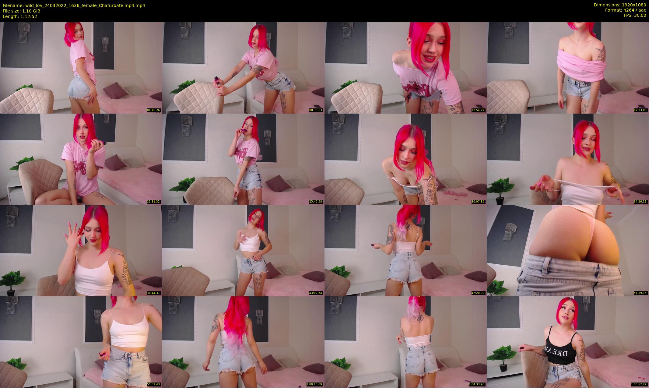 wild_lov — 73 minute Chaturbate female cam show recording, 1080p, Mar 24, 2022