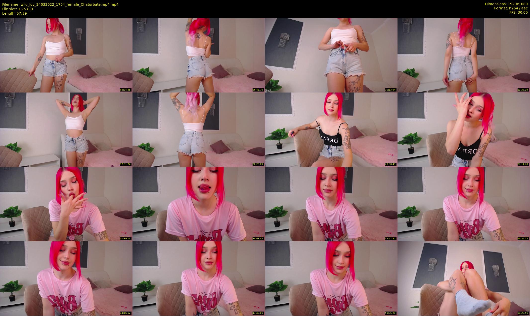 wild_lov — 58 minute Chaturbate female cam show recording, 1080p, Mar 24, 2022
