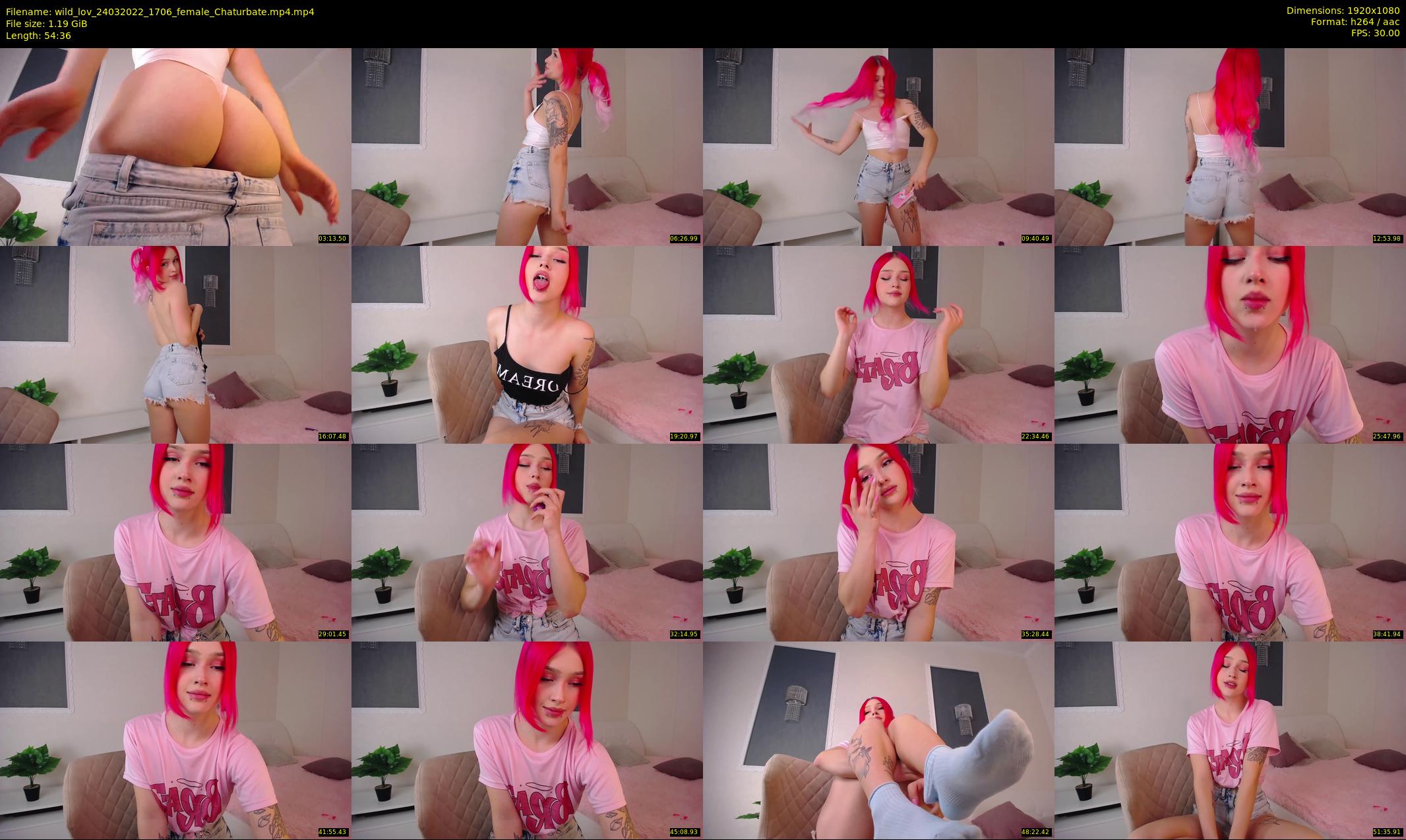 wild_lov — 55 minute Chaturbate female cam show recording, 1080p, Mar 24, 2022