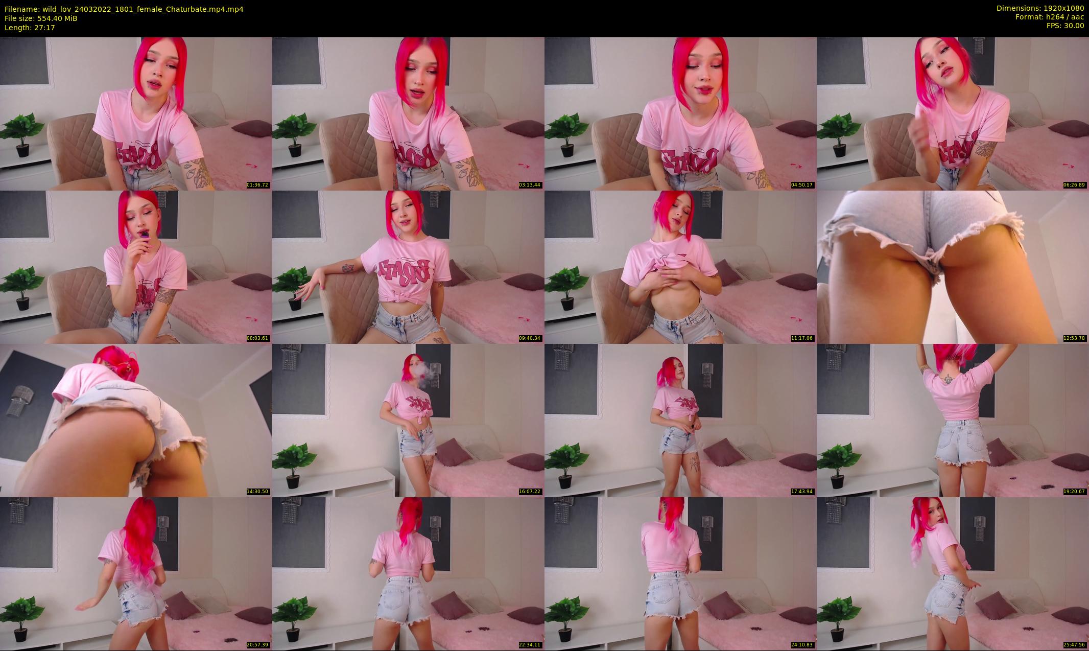 wild_lov — 28 minute Chaturbate female cam show recording, 1080p, Mar 24, 2022